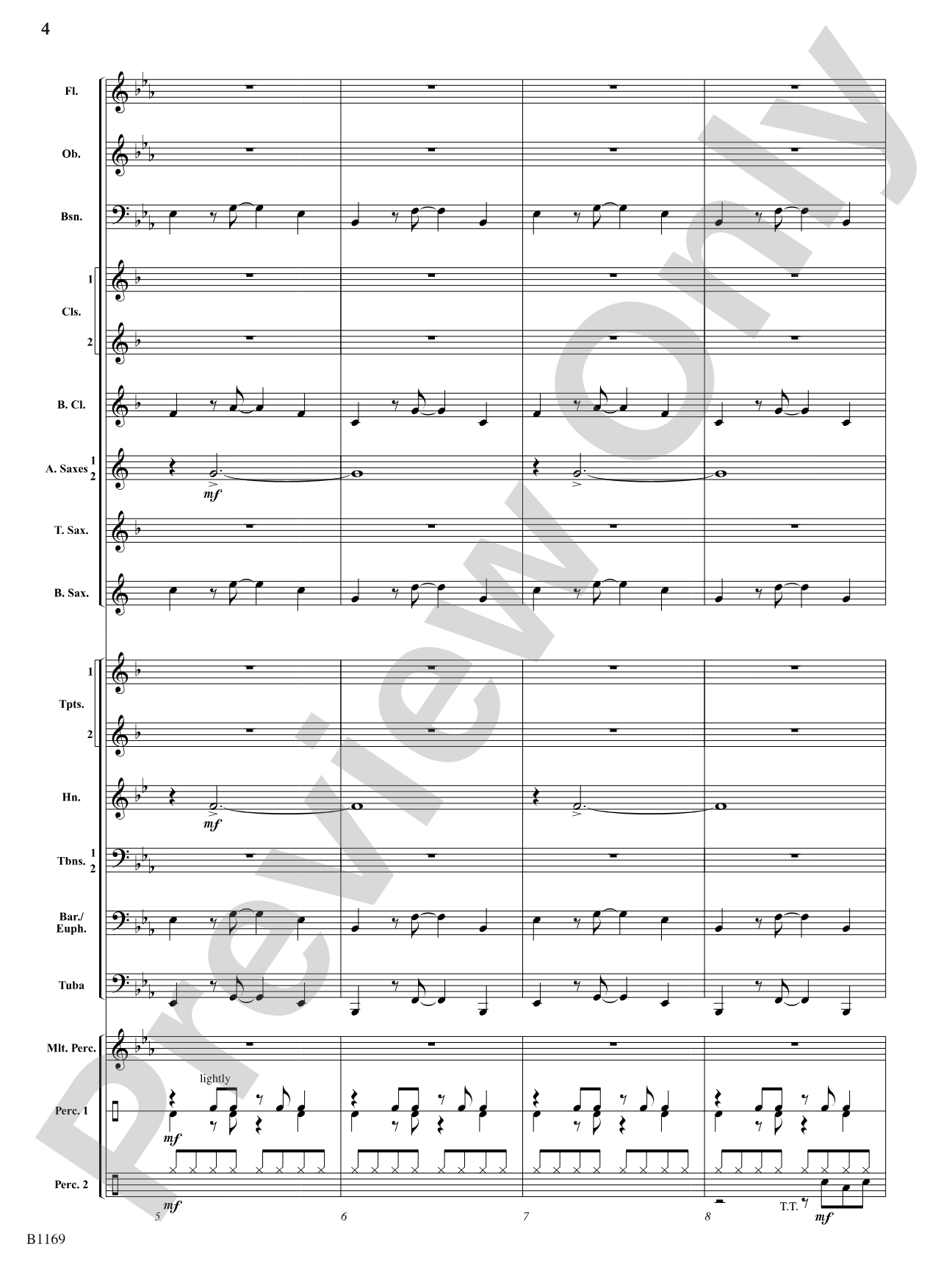 Eine Kleine "Pop" Musik: Concert Band Conductor Score & Parts