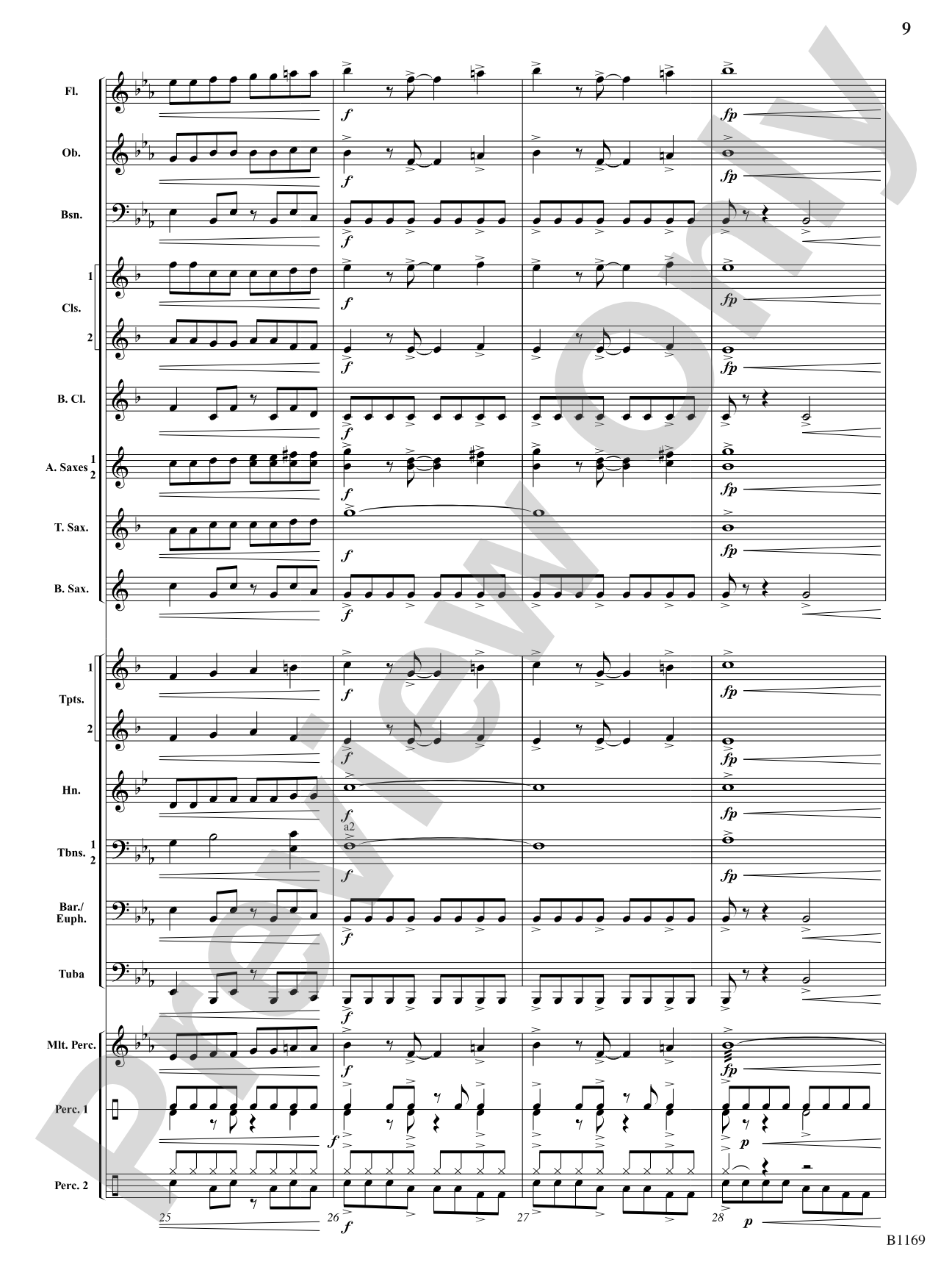 Eine Kleine "Pop" Musik: Concert Band Conductor Score & Parts