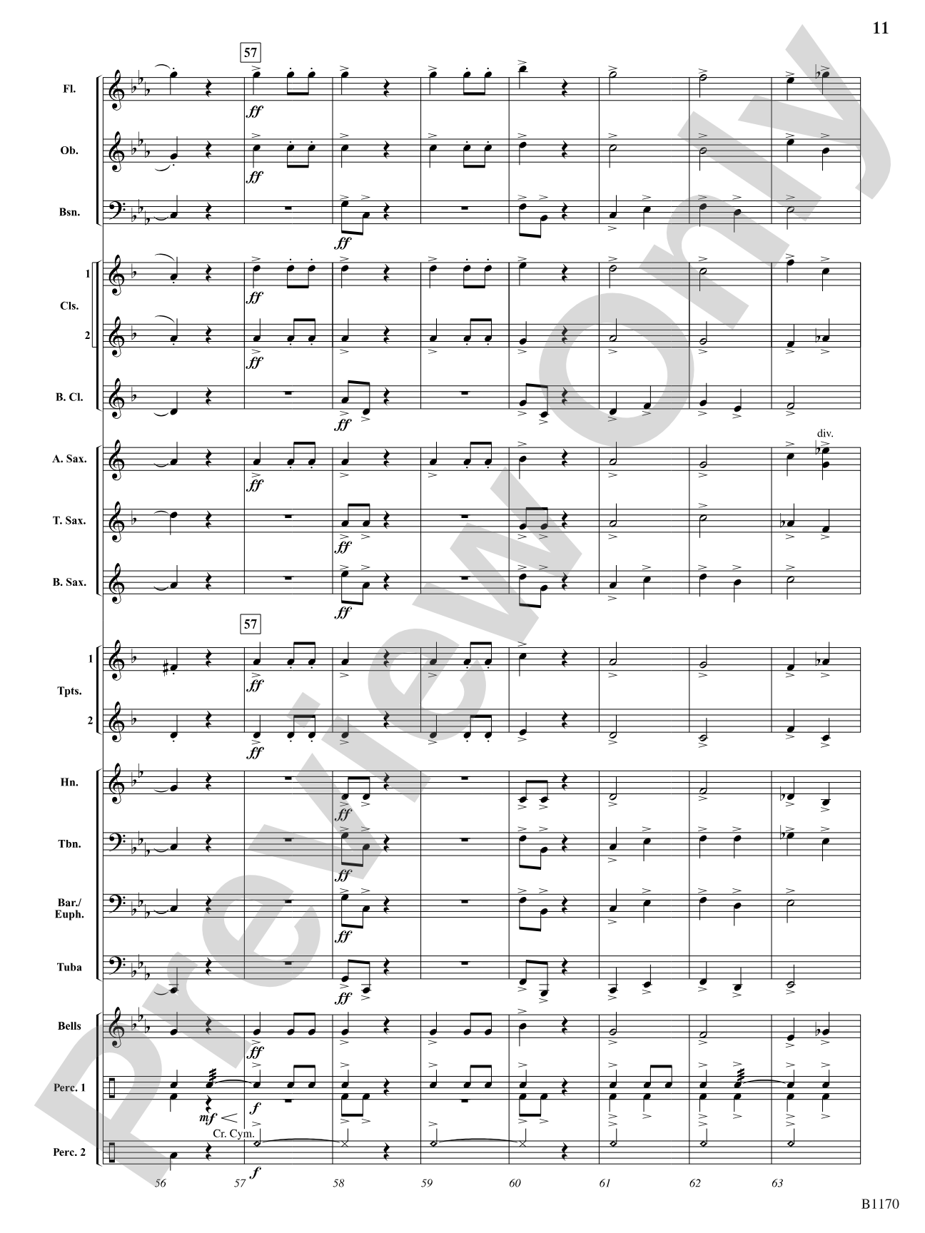 The X Brigade (Action Heroes' March): Concert Band Conductor Score & Parts