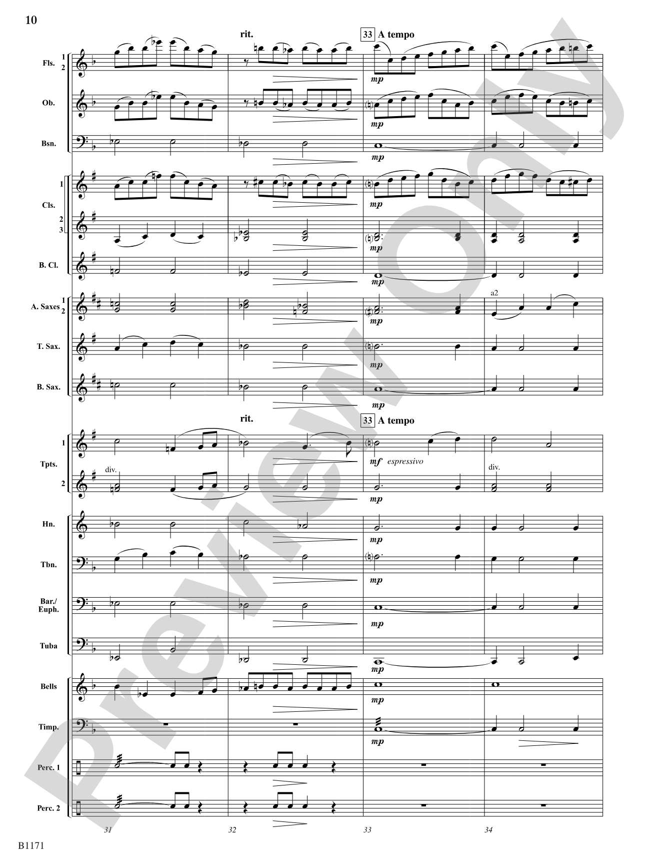 Miss Liberty's Promise (The New Colossus): Score