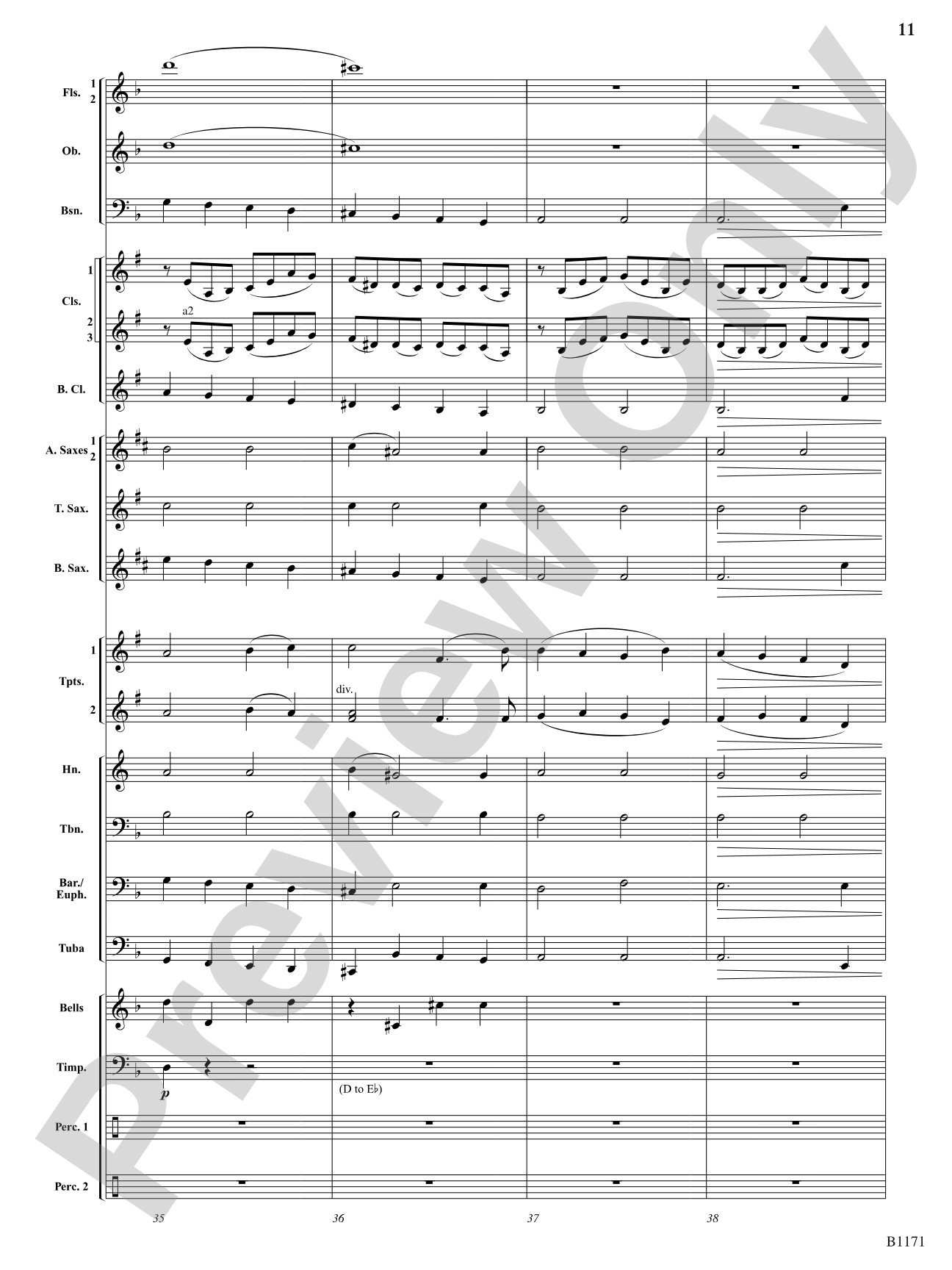 Miss Liberty's Promise (The New Colossus): Score