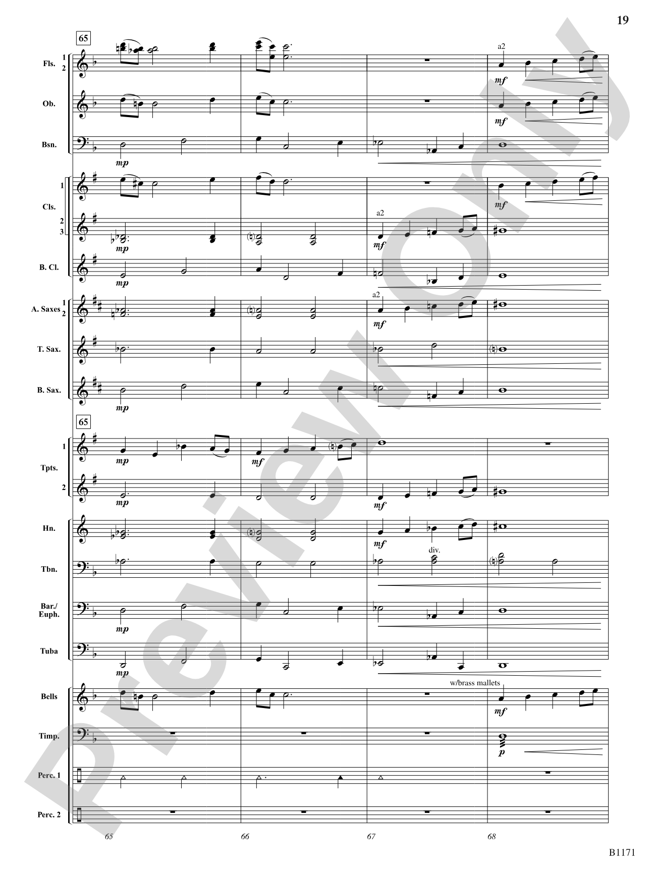 Miss Liberty's Promise (The New Colossus): Score