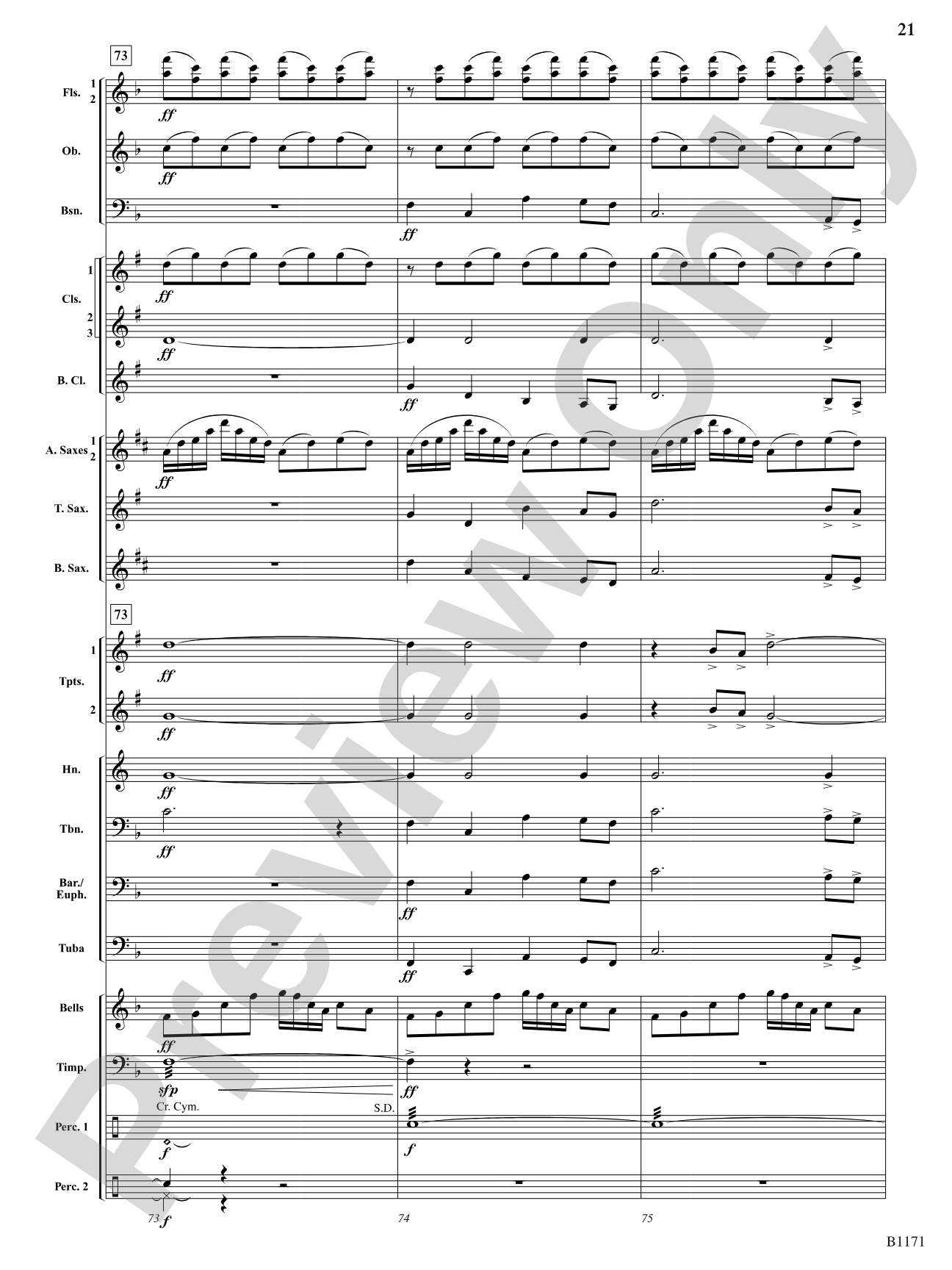 Miss Liberty's Promise (The New Colossus): Score