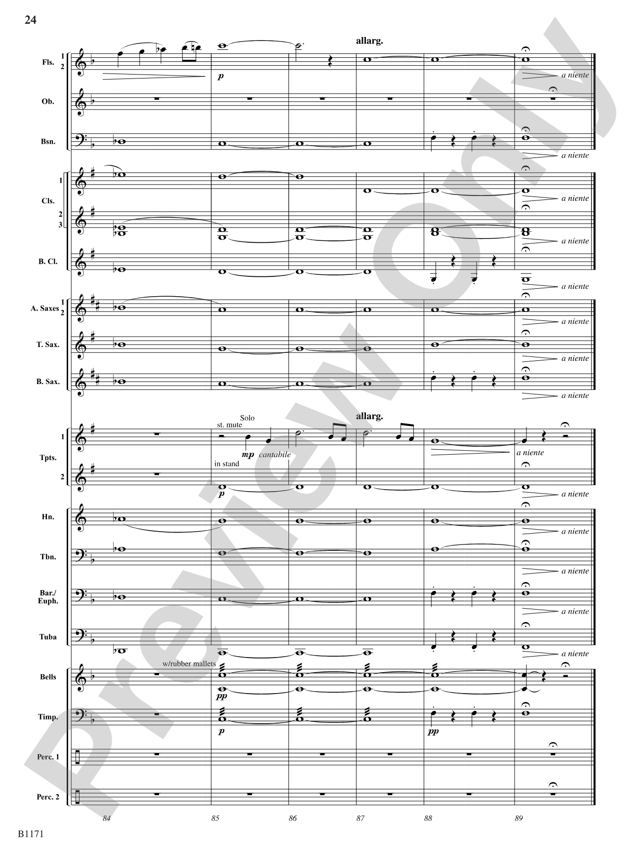 Miss Liberty's Promise (The New Colossus): Score