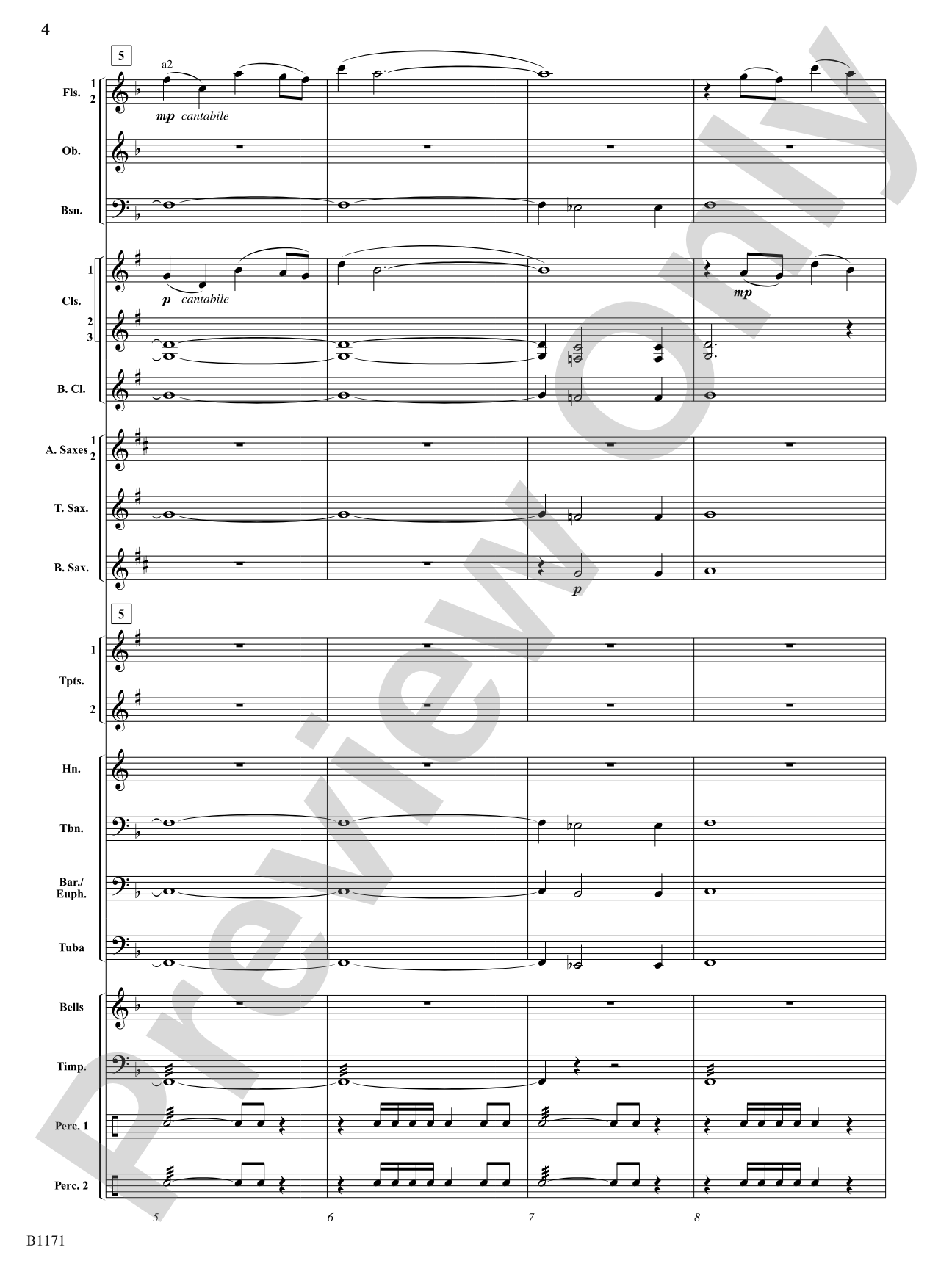 Miss Liberty's Promise (The New Colossus): Score