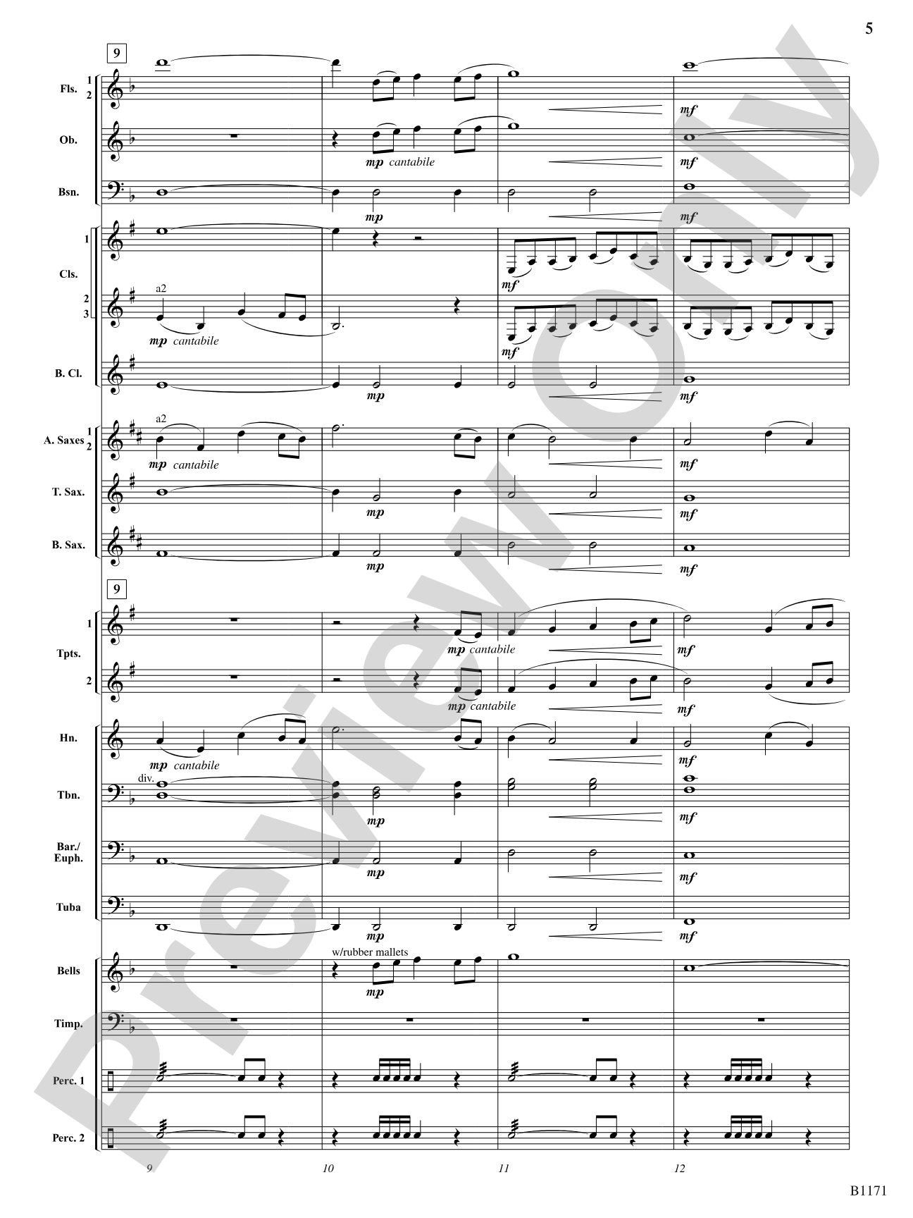 Miss Liberty's Promise (The New Colossus): Score