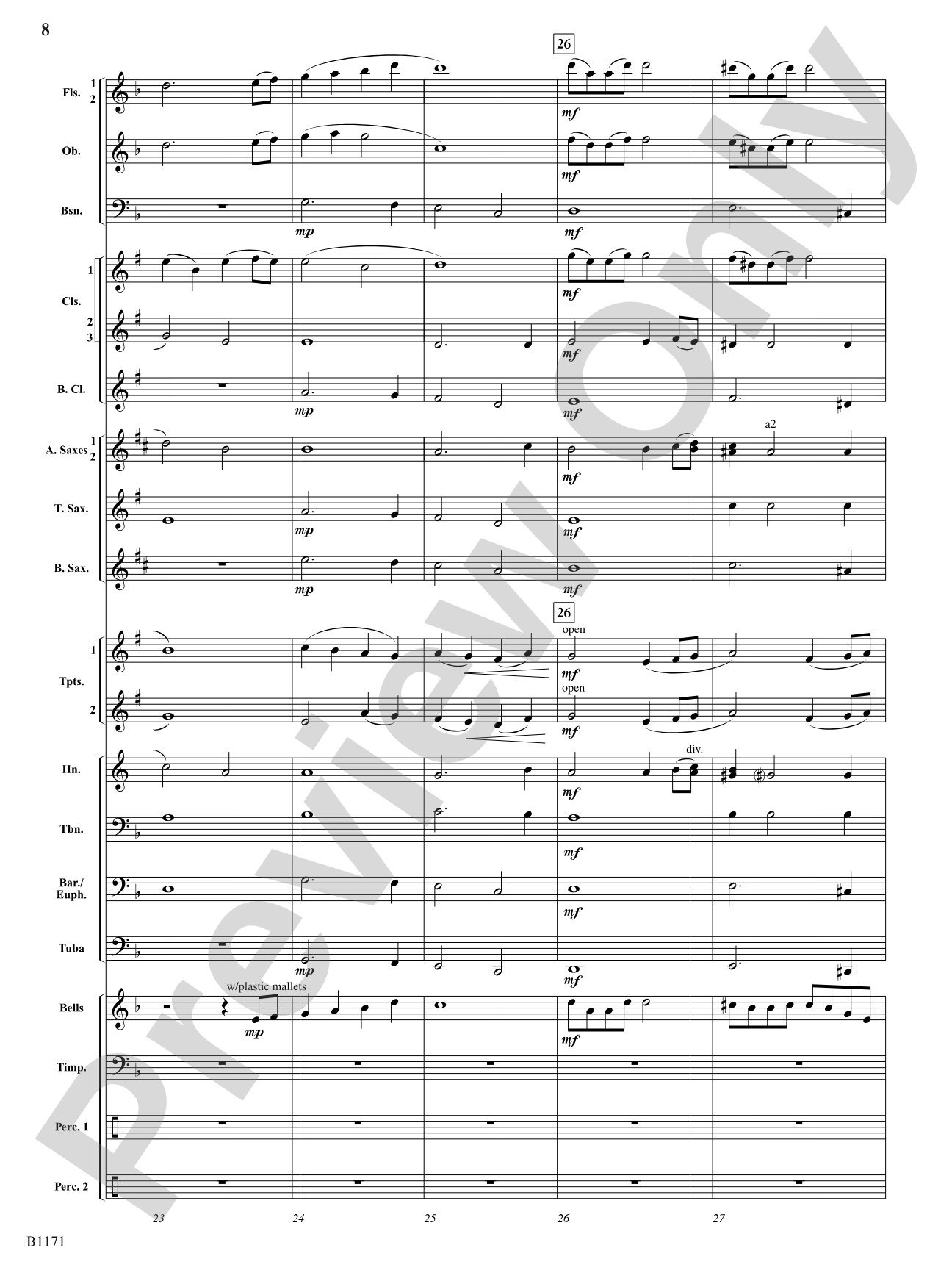 Miss Liberty's Promise (The New Colossus): Score