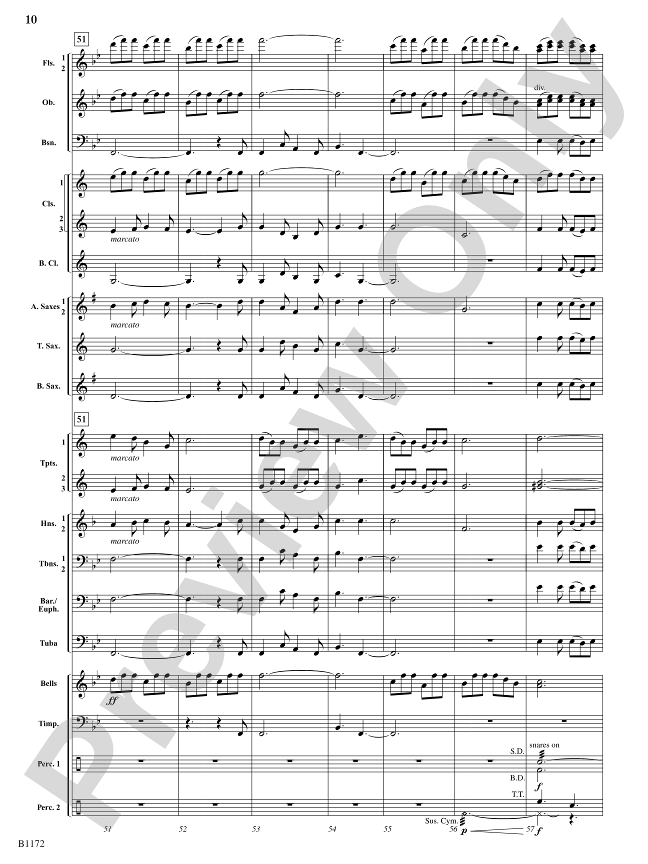 New England Suite: Concert Band Conductor Score & Parts