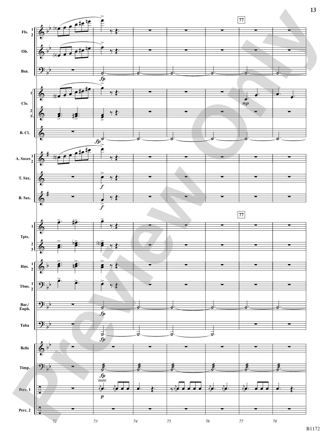 New England Suite: Concert Band Conductor Score & Parts