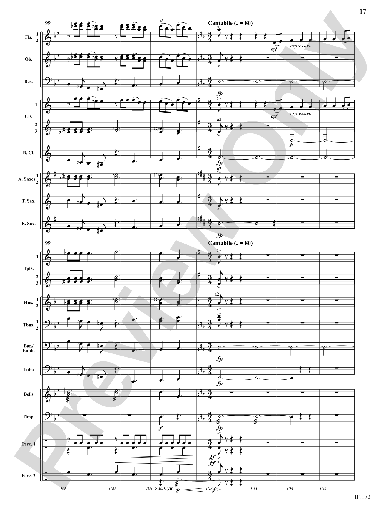 New England Suite: Concert Band Conductor Score & Parts