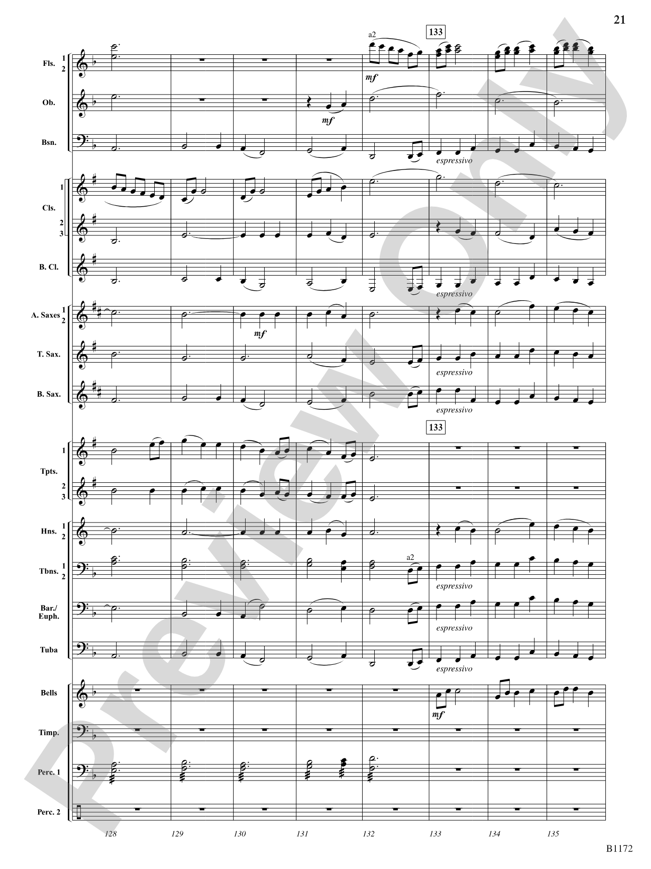 New England Suite: Concert Band Conductor Score & Parts