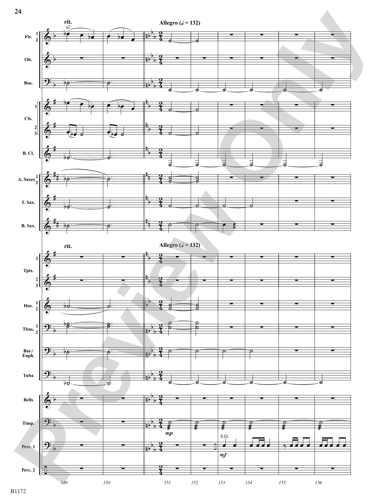 New England Suite: Concert Band Conductor Score & Parts