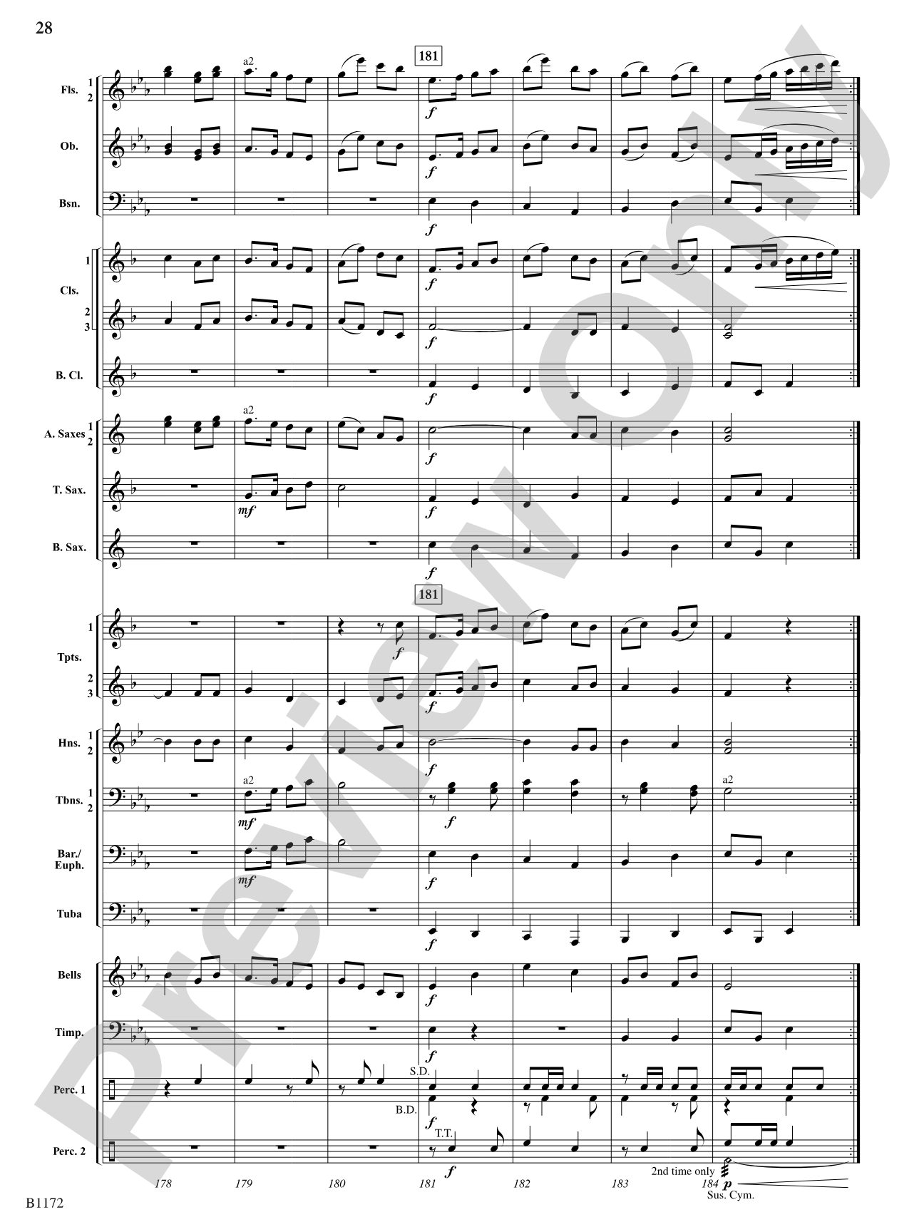 New England Suite: Concert Band Conductor Score & Parts