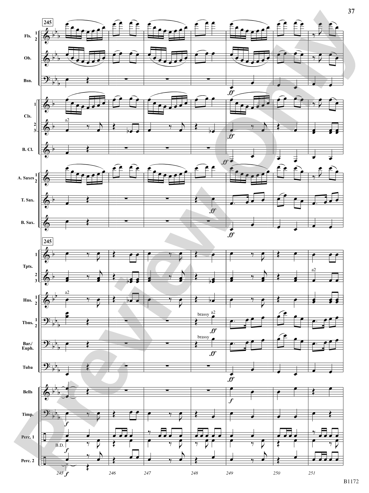 New England Suite: Concert Band Conductor Score & Parts