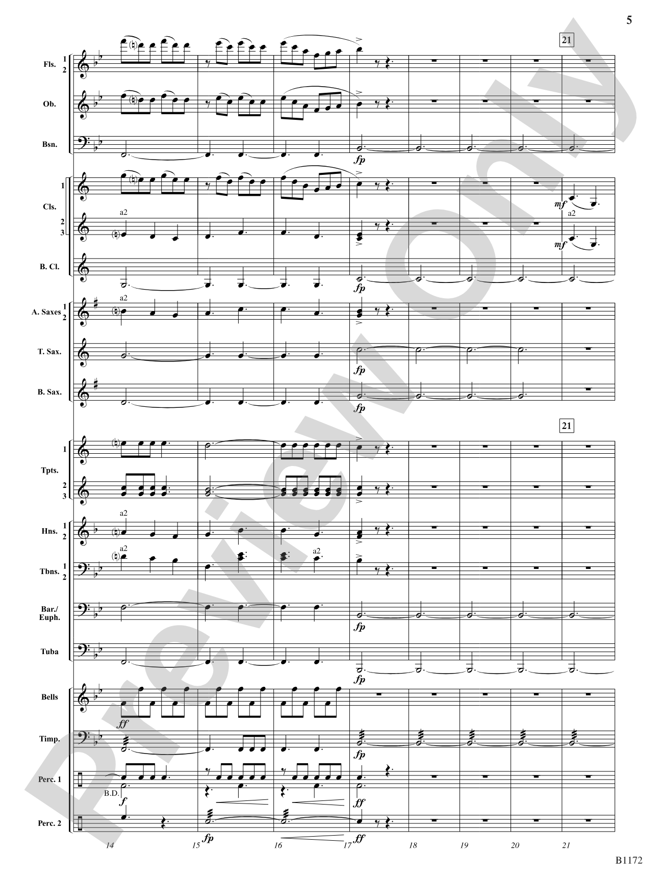 New England Suite: Concert Band Conductor Score & Parts