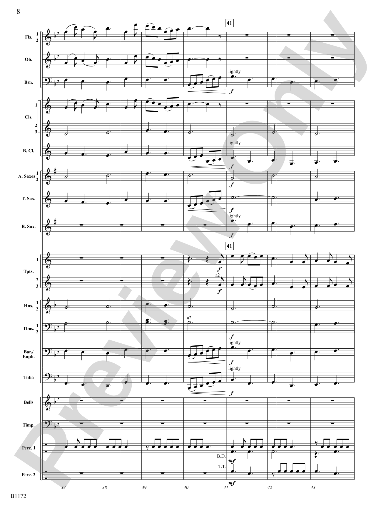New England Suite: Concert Band Conductor Score & Parts