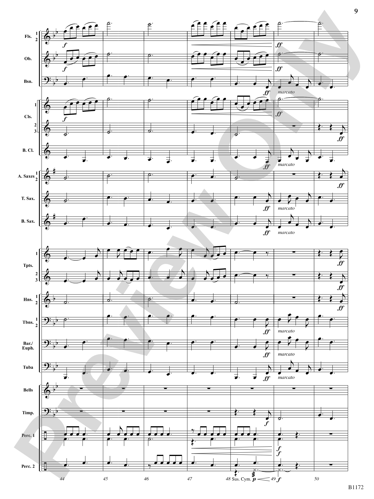 New England Suite: Concert Band Conductor Score & Parts