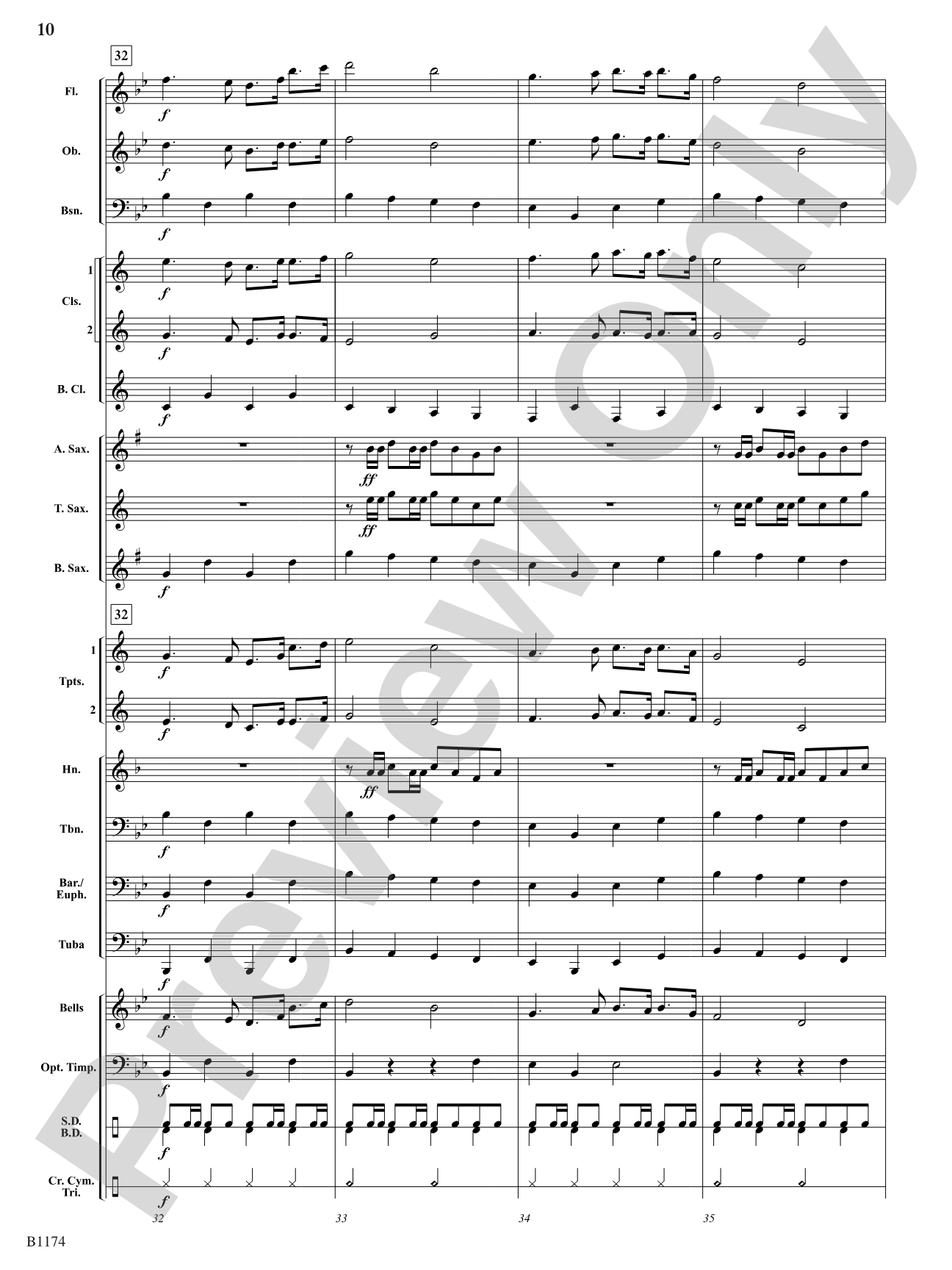 Stand Tall America: Concert Band Conductor Score & Parts