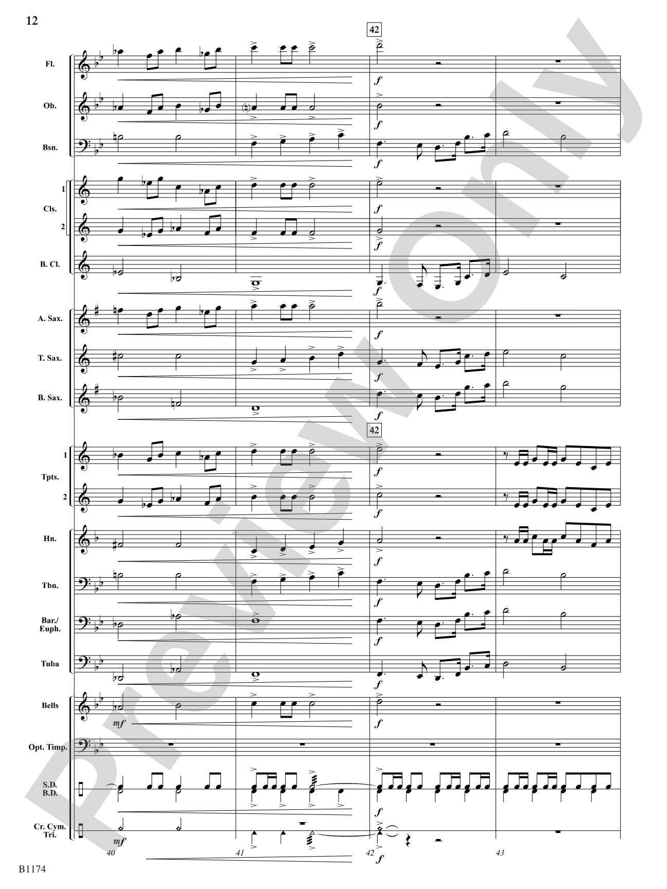 Stand Tall America: Concert Band Conductor Score & Parts