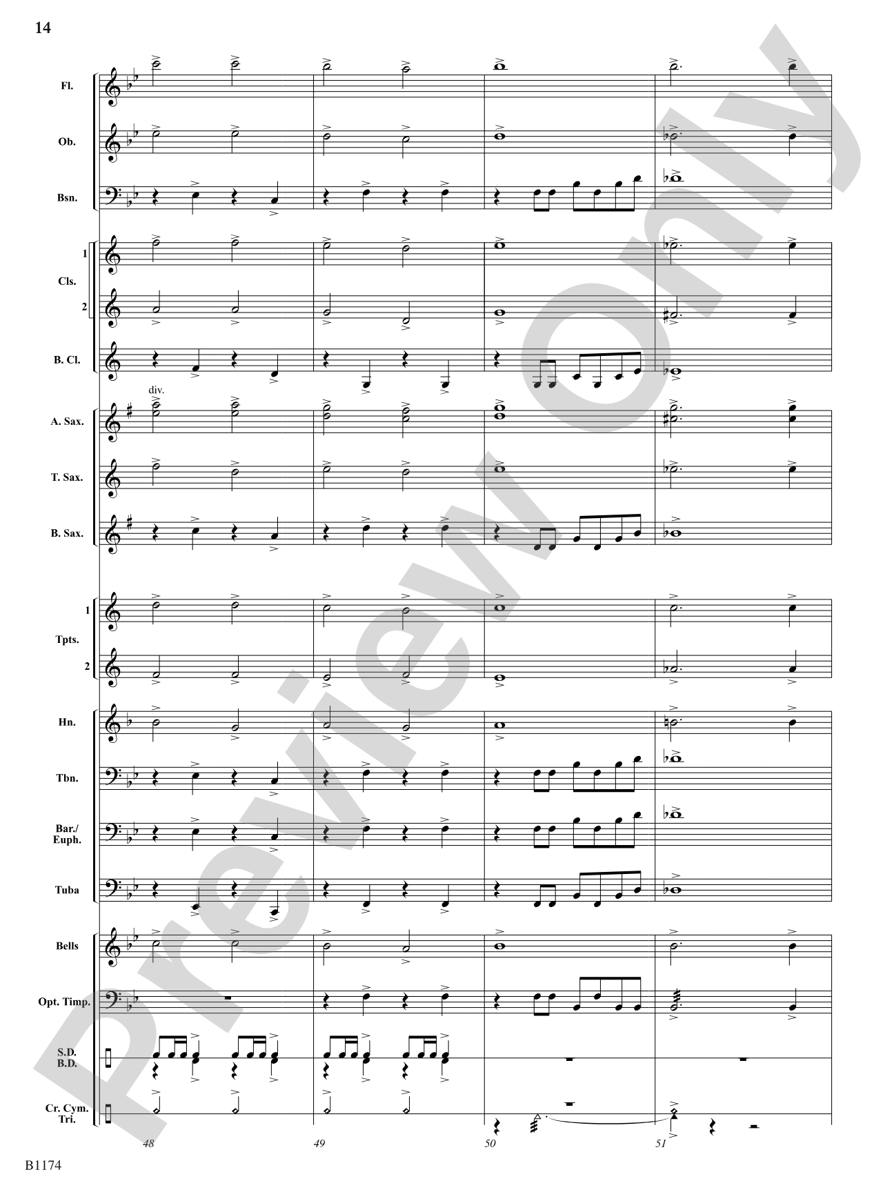 Stand Tall America: Concert Band Conductor Score & Parts
