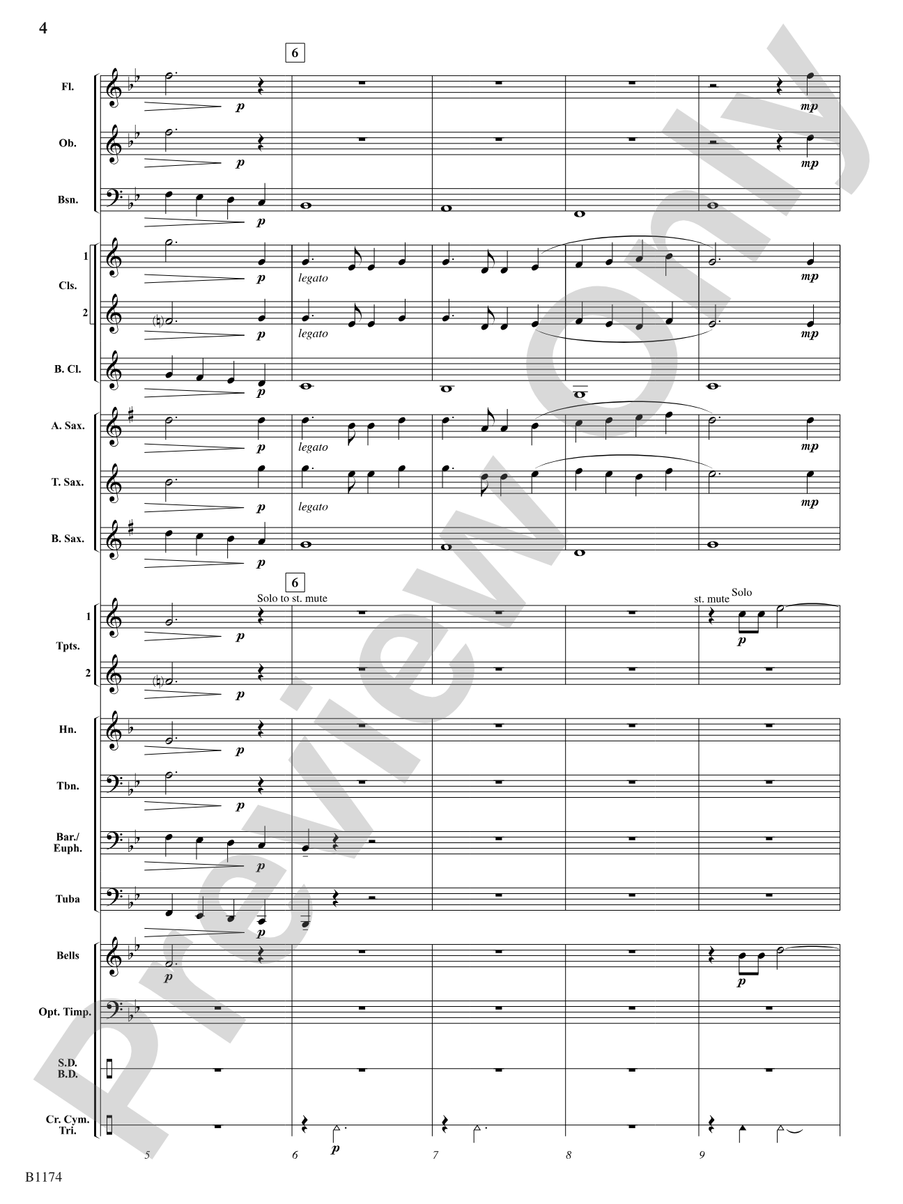 Stand Tall America: Concert Band Conductor Score & Parts