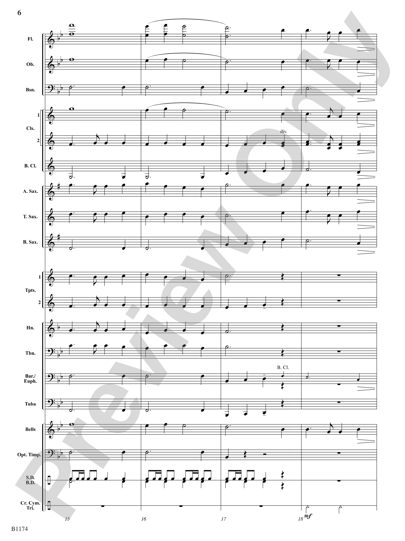 Stand Tall America: Concert Band Conductor Score & Parts