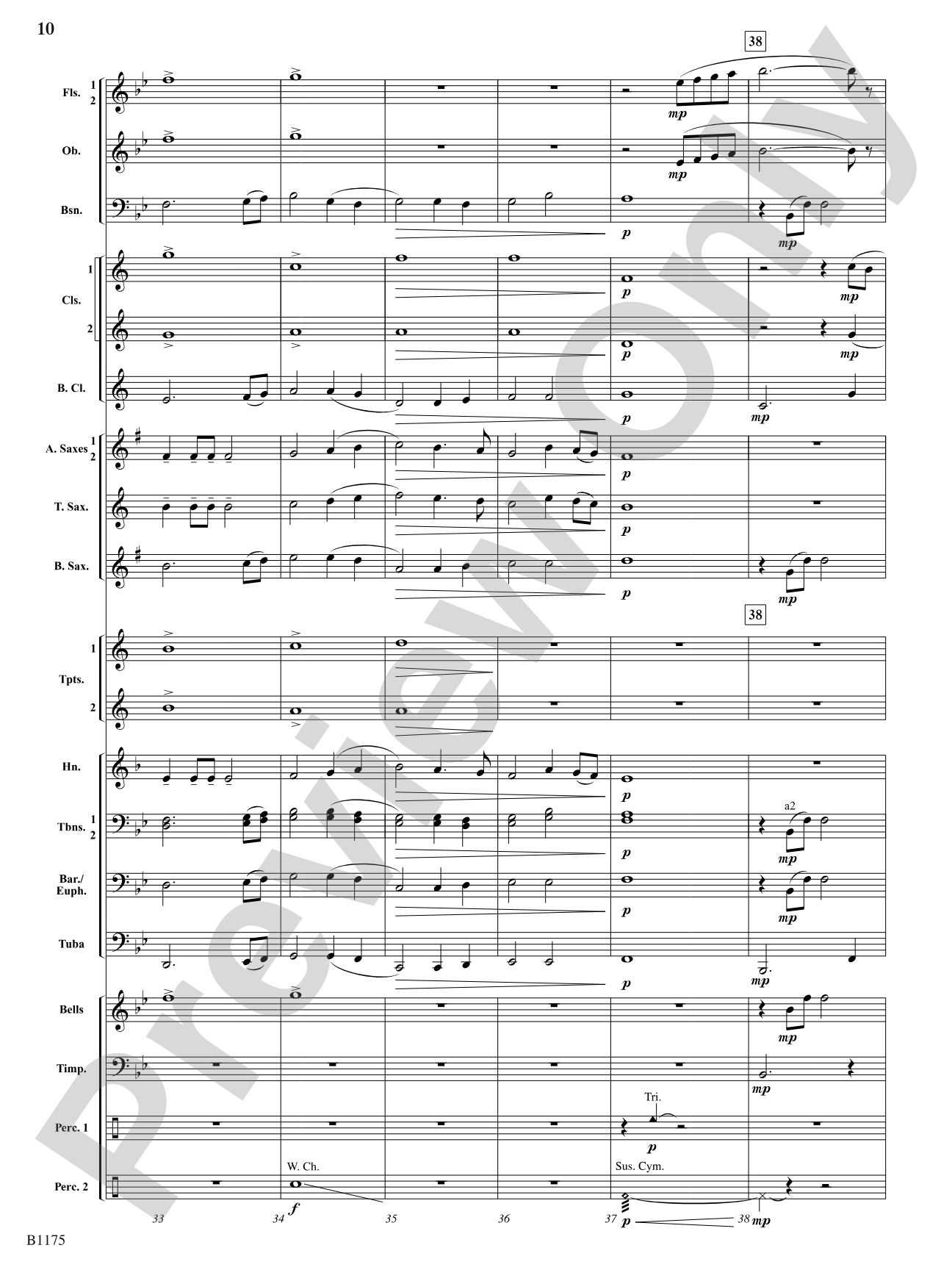 Shadows in Time: Concert Band Conductor Score & Parts