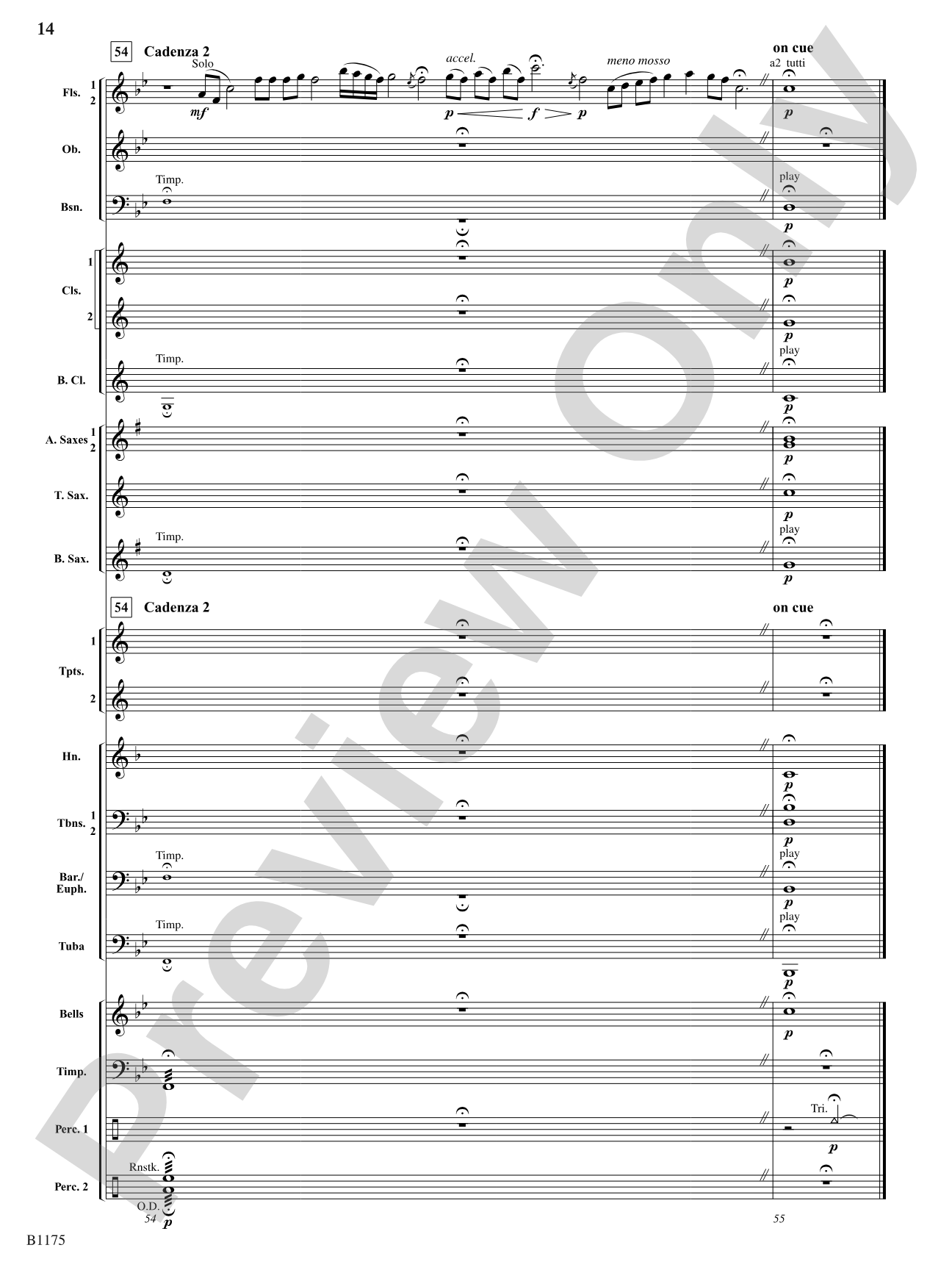 Shadows in Time: Concert Band Conductor Score & Parts