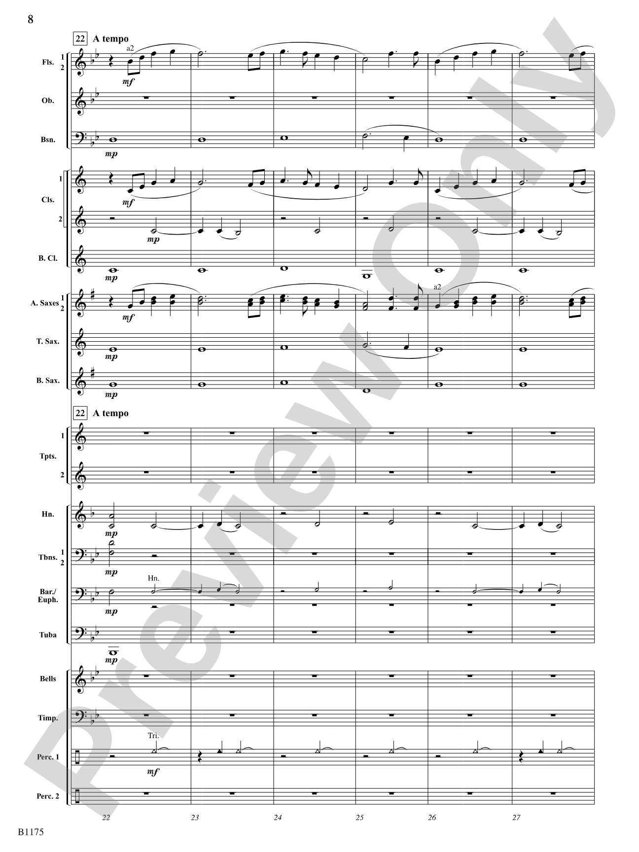 Shadows in Time: Concert Band Conductor Score & Parts