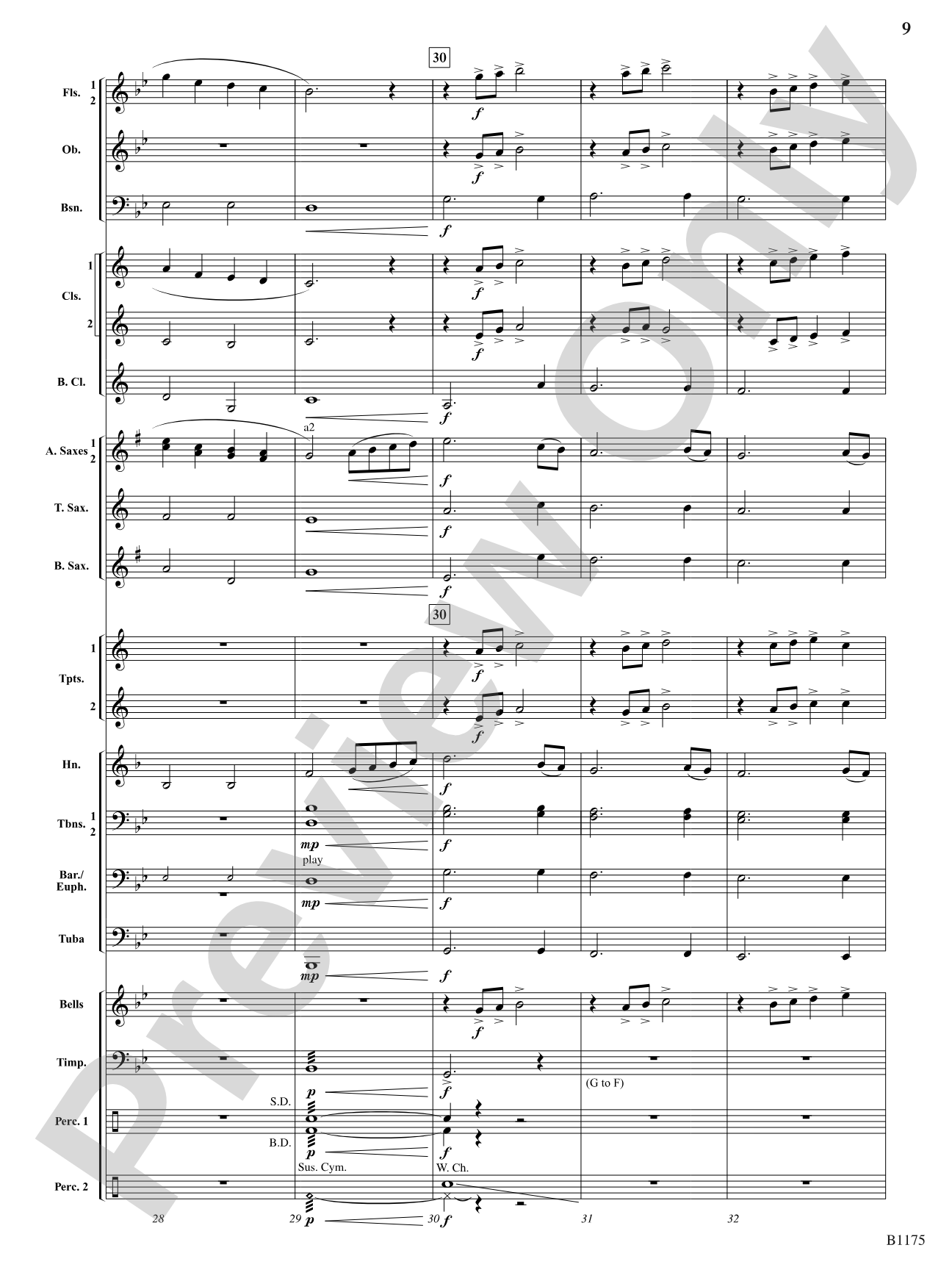 Shadows in Time: Concert Band Conductor Score & Parts