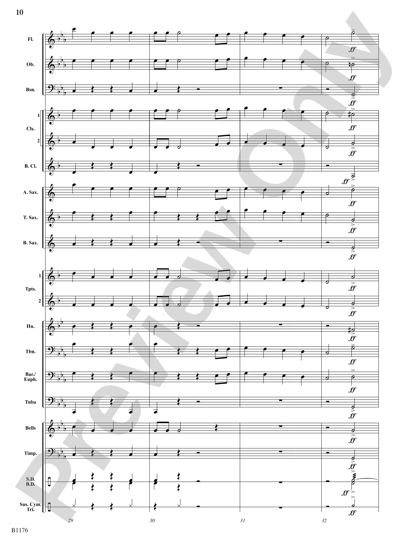 Joshua: Concert Band Conductor Score & Parts