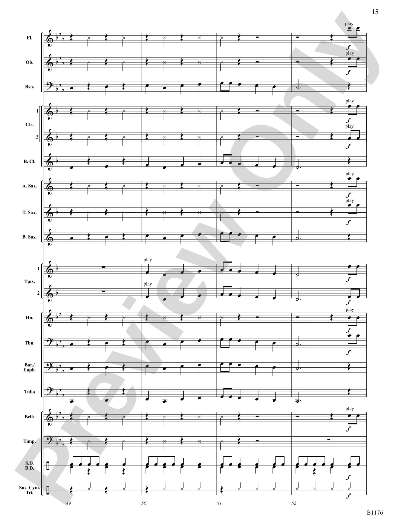 Joshua: Concert Band Conductor Score & Parts