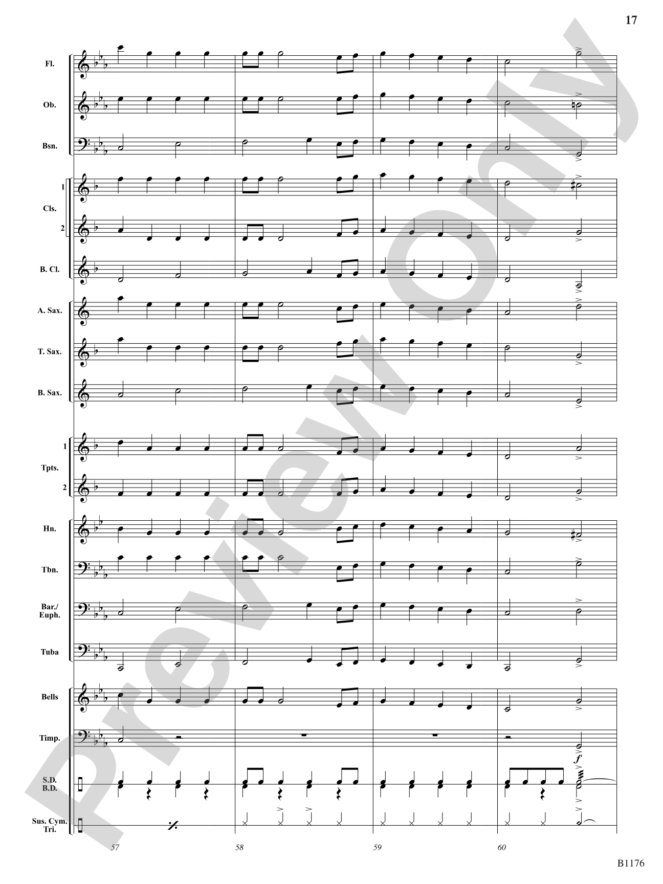 Joshua: Concert Band Conductor Score & Parts