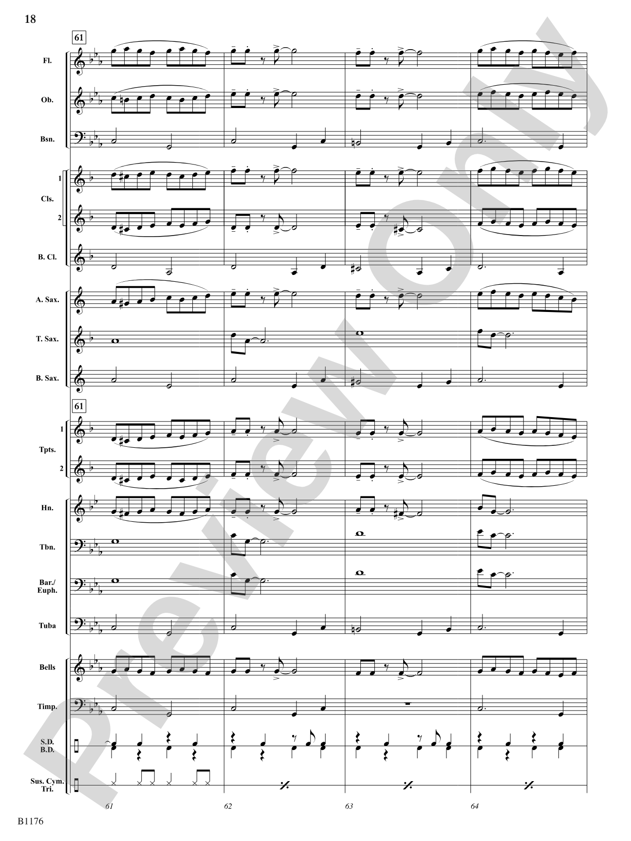 Joshua: Concert Band Conductor Score & Parts