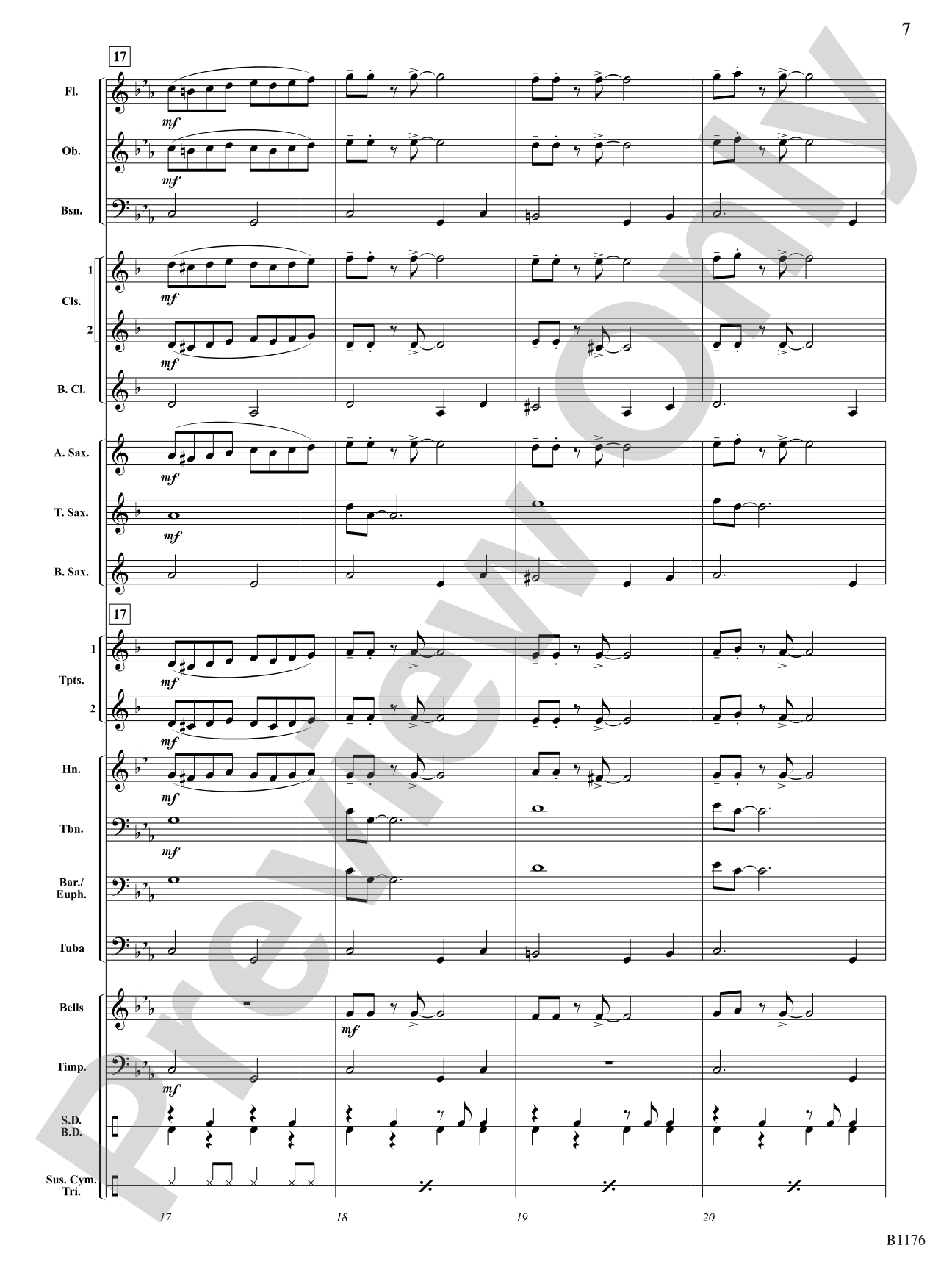 Joshua: Concert Band Conductor Score & Parts