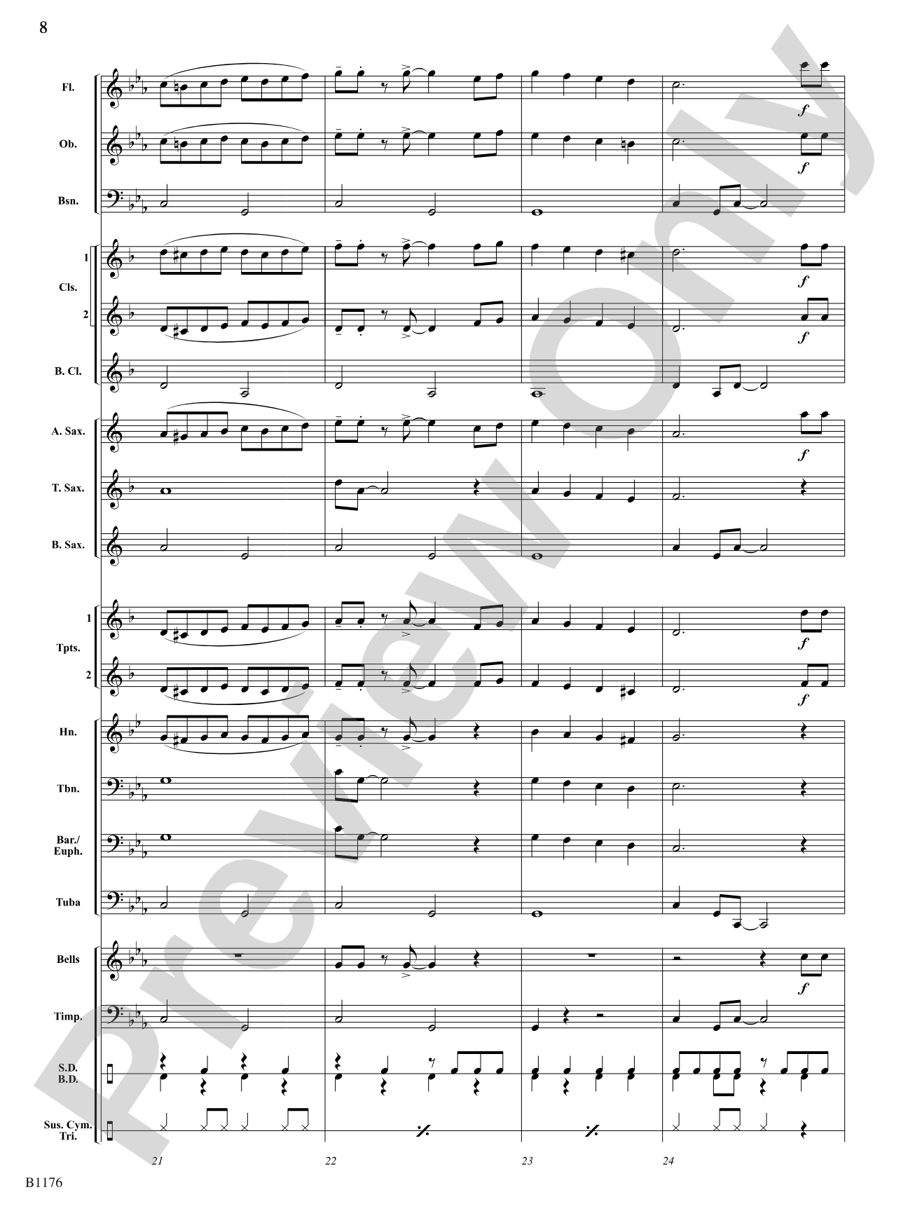 Joshua: Concert Band Conductor Score & Parts