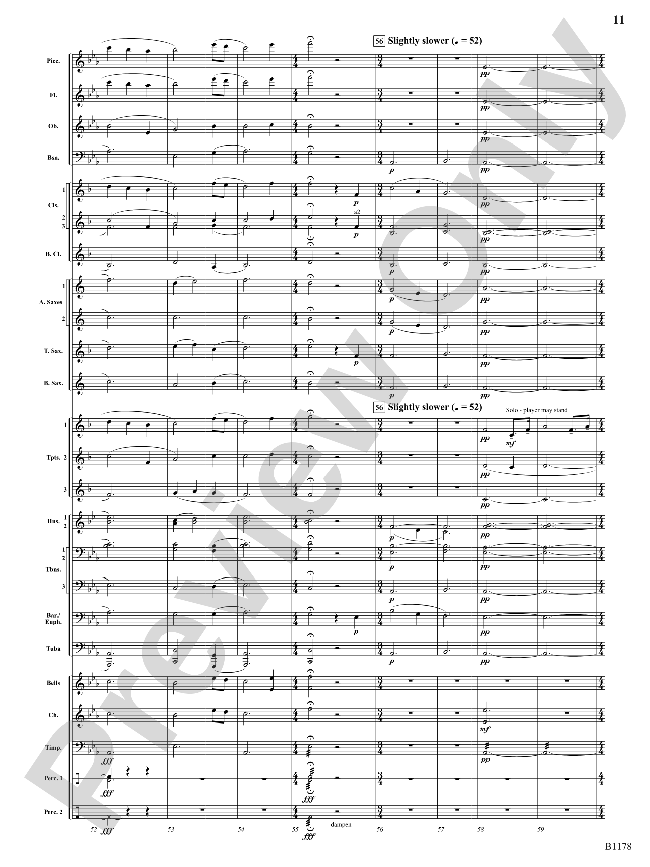 Each Time You Tell Their Story: Concert Band Conductor Score & Parts