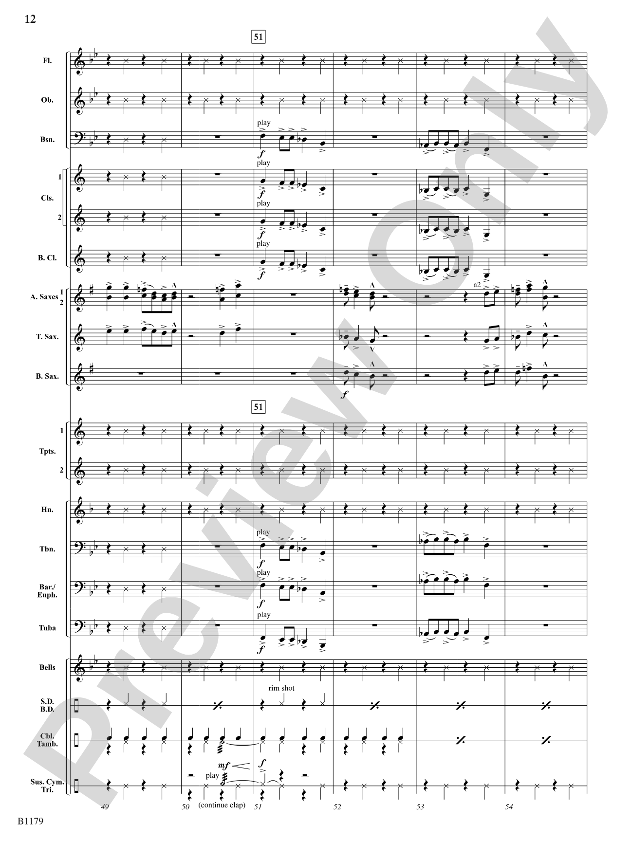 Saxcapade: Concert Band Conductor Score & Parts