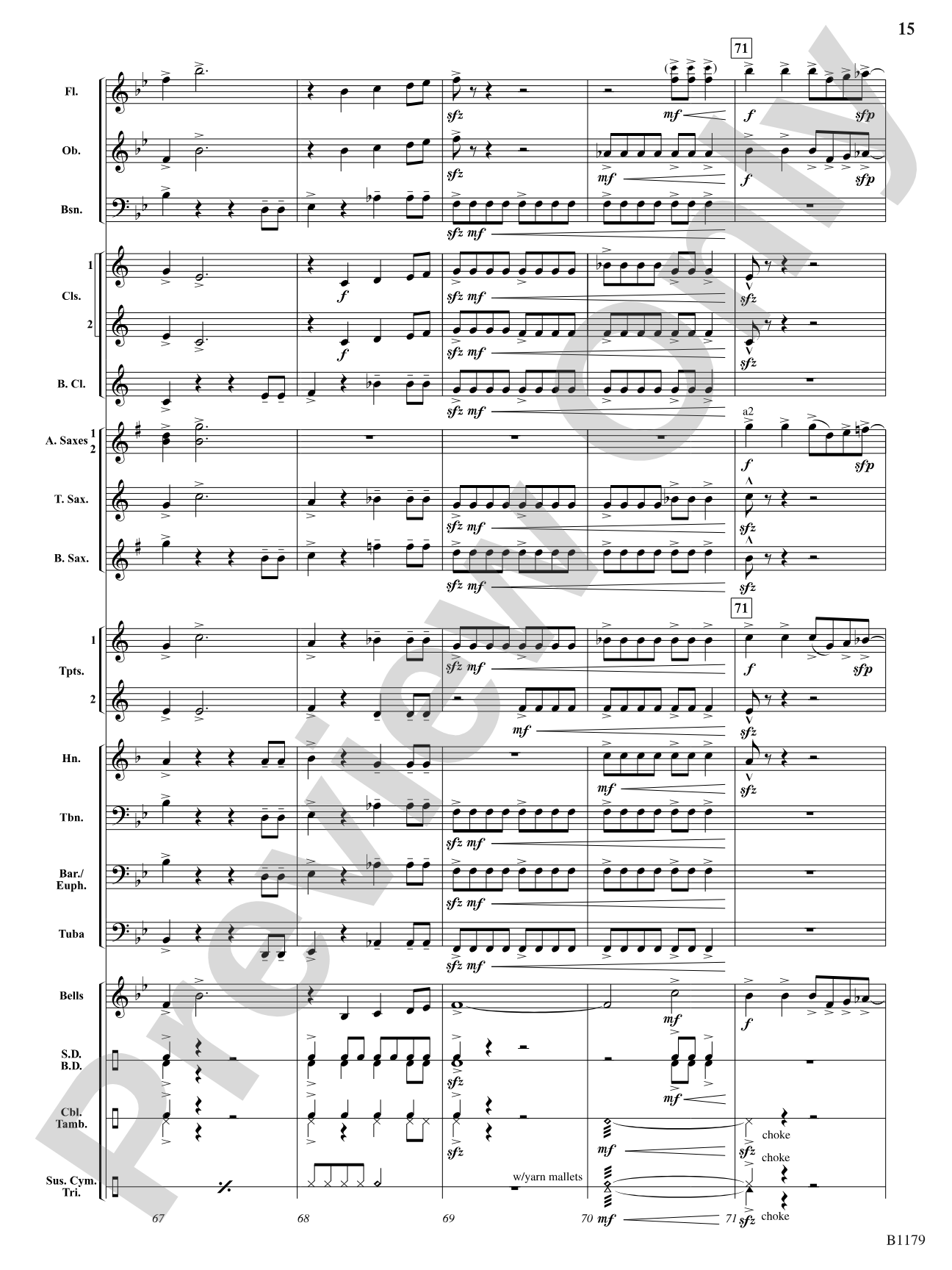 Saxcapade: Concert Band Conductor Score & Parts