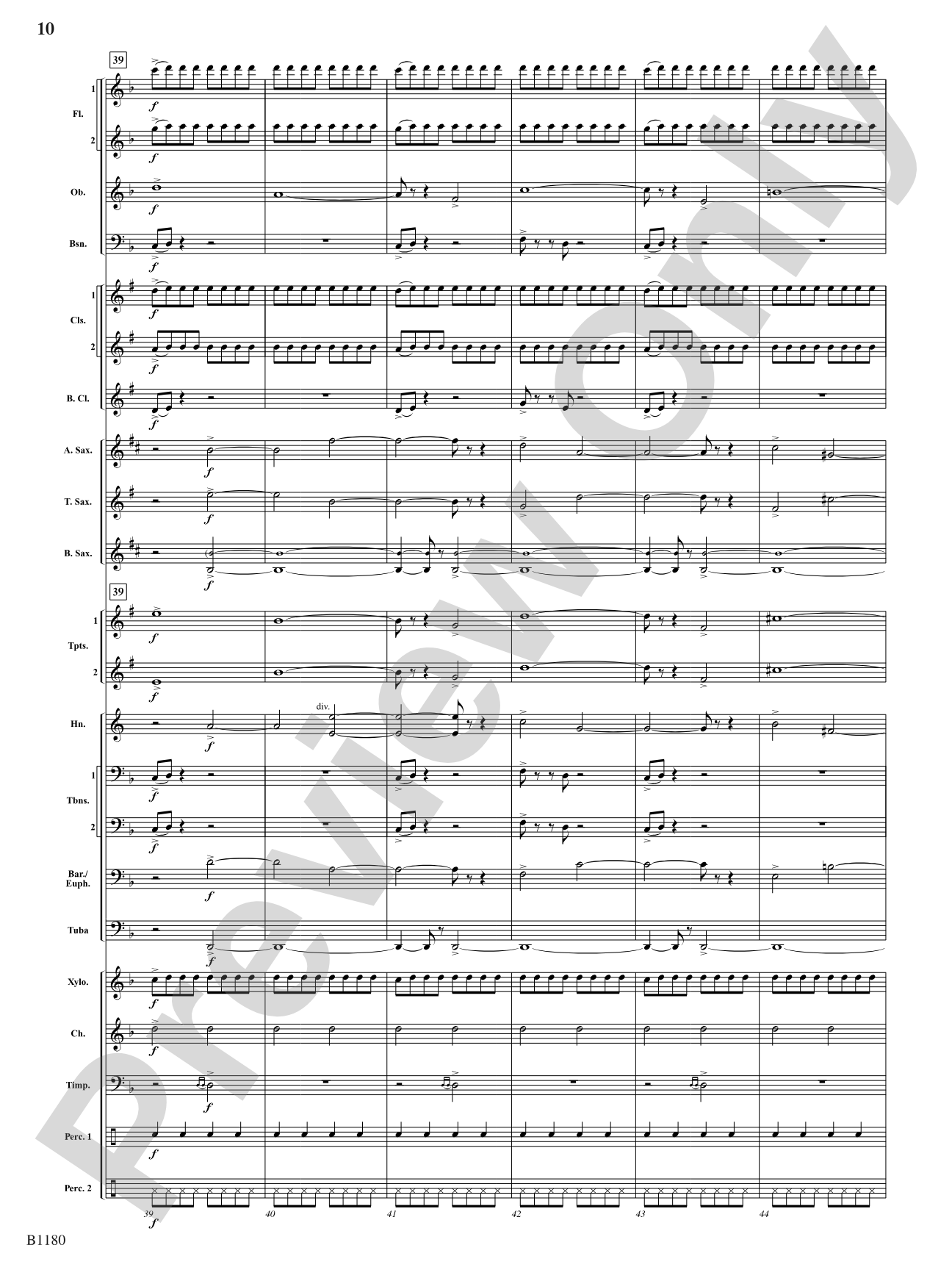 Ancient Visions: Concert Band Conductor Score & Parts