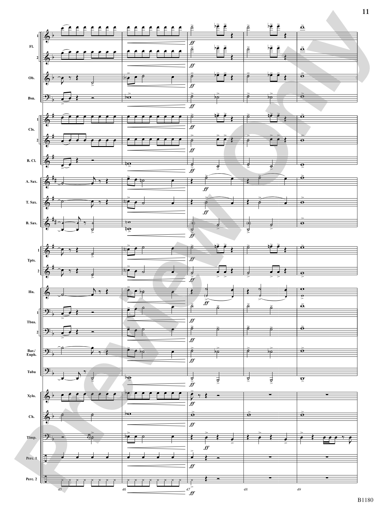 Ancient Visions: Concert Band Conductor Score & Parts