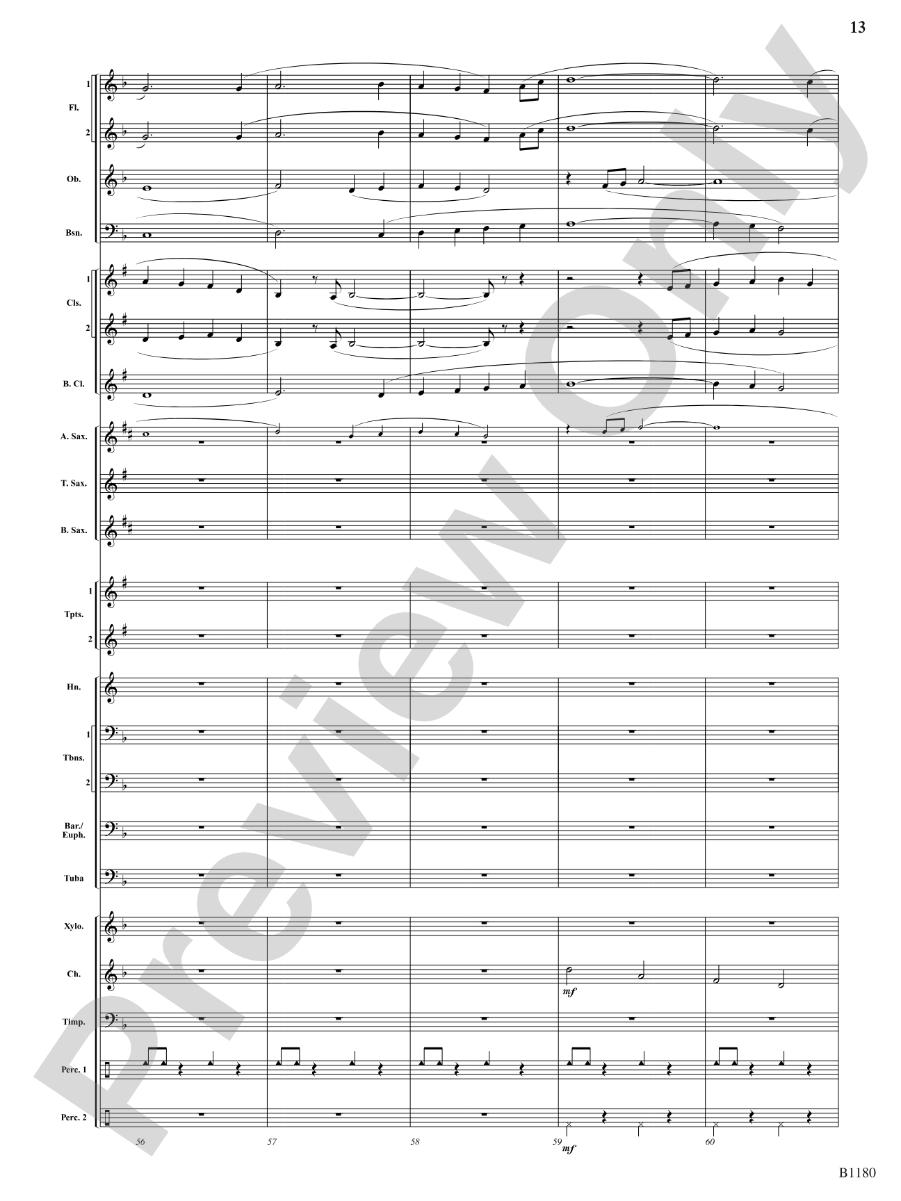Ancient Visions: Concert Band Conductor Score & Parts