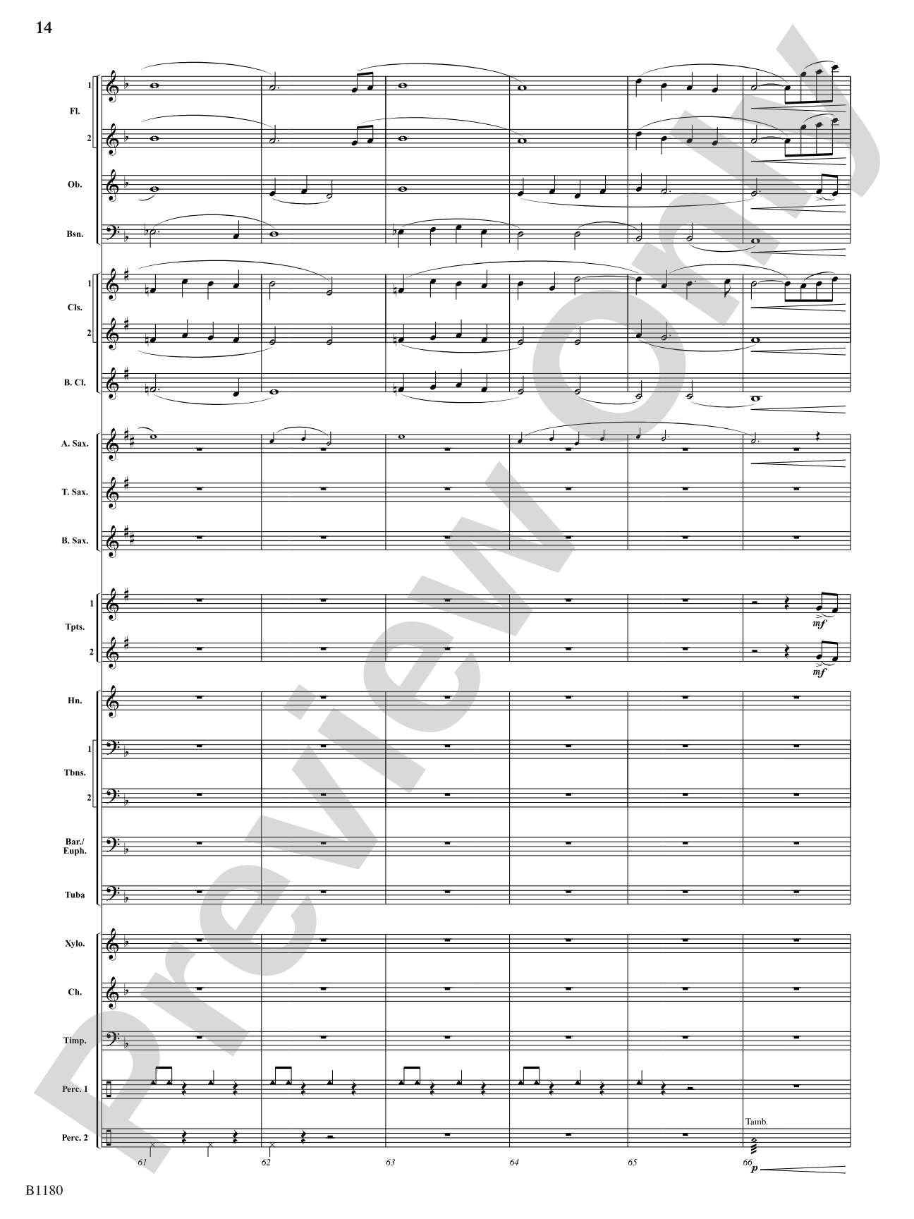 Ancient Visions: Concert Band Conductor Score & Parts
