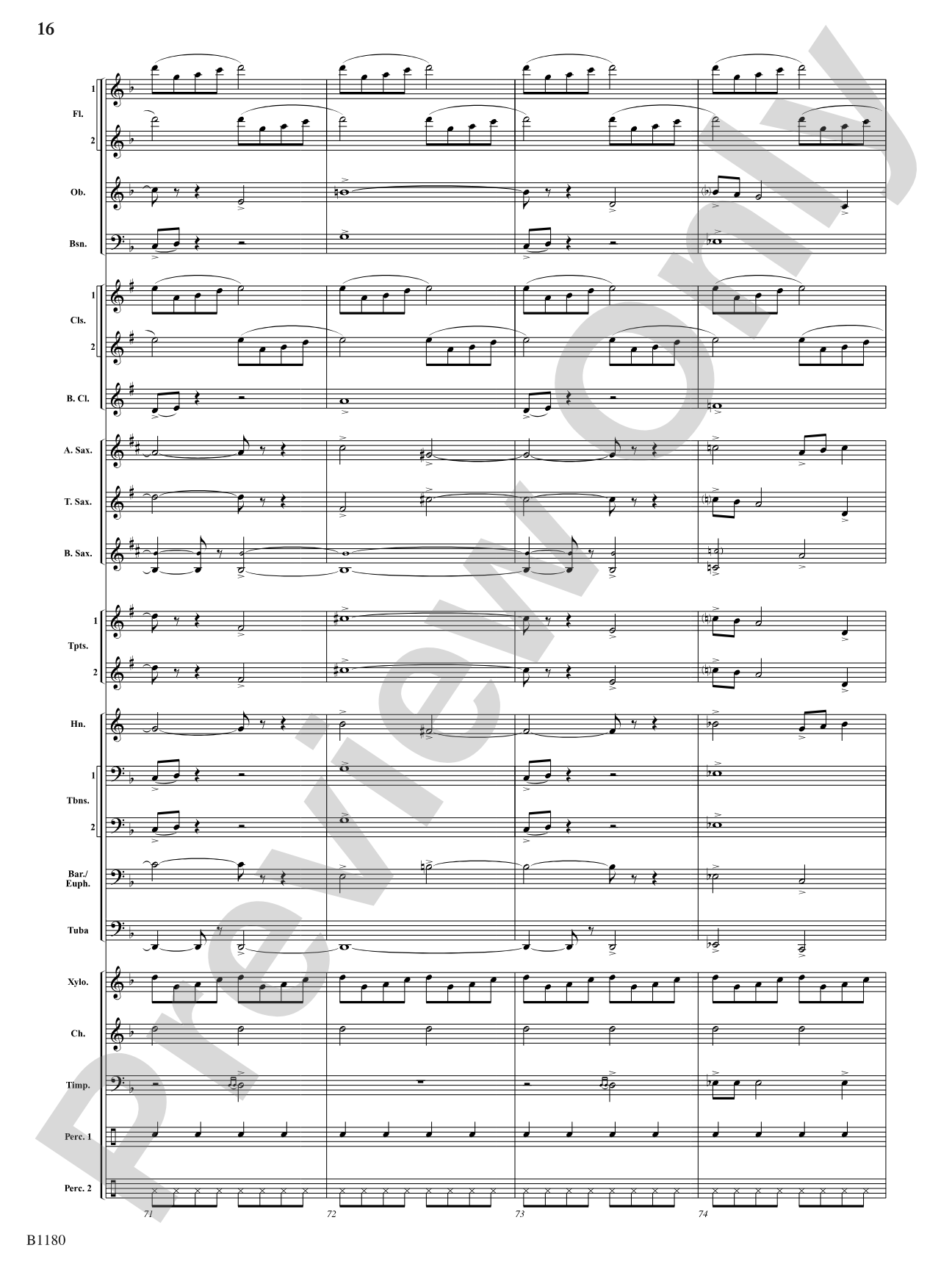 Ancient Visions: Concert Band Conductor Score & Parts