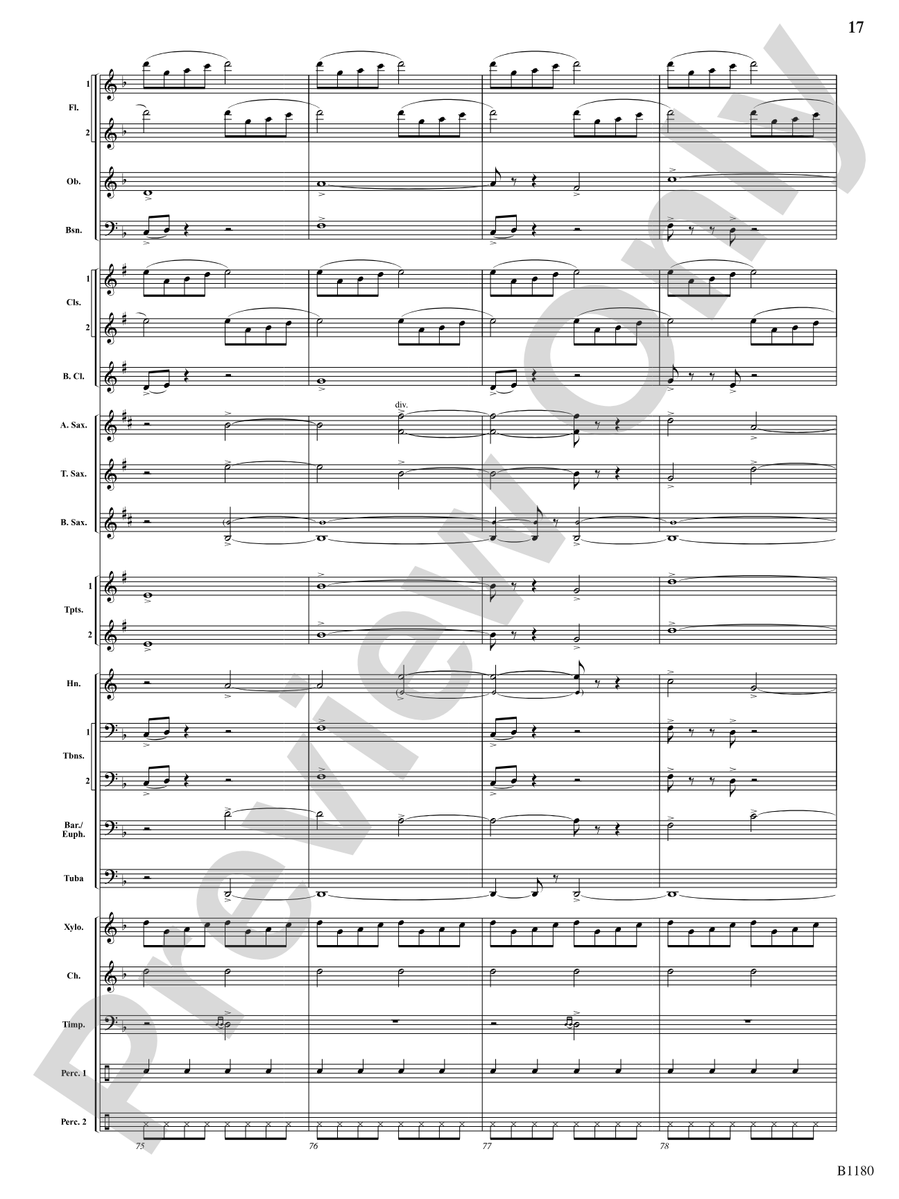 Ancient Visions: Concert Band Conductor Score & Parts