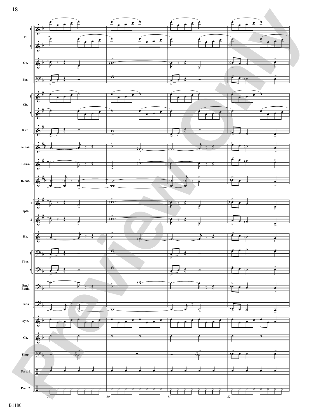 Ancient Visions: Concert Band Conductor Score & Parts
