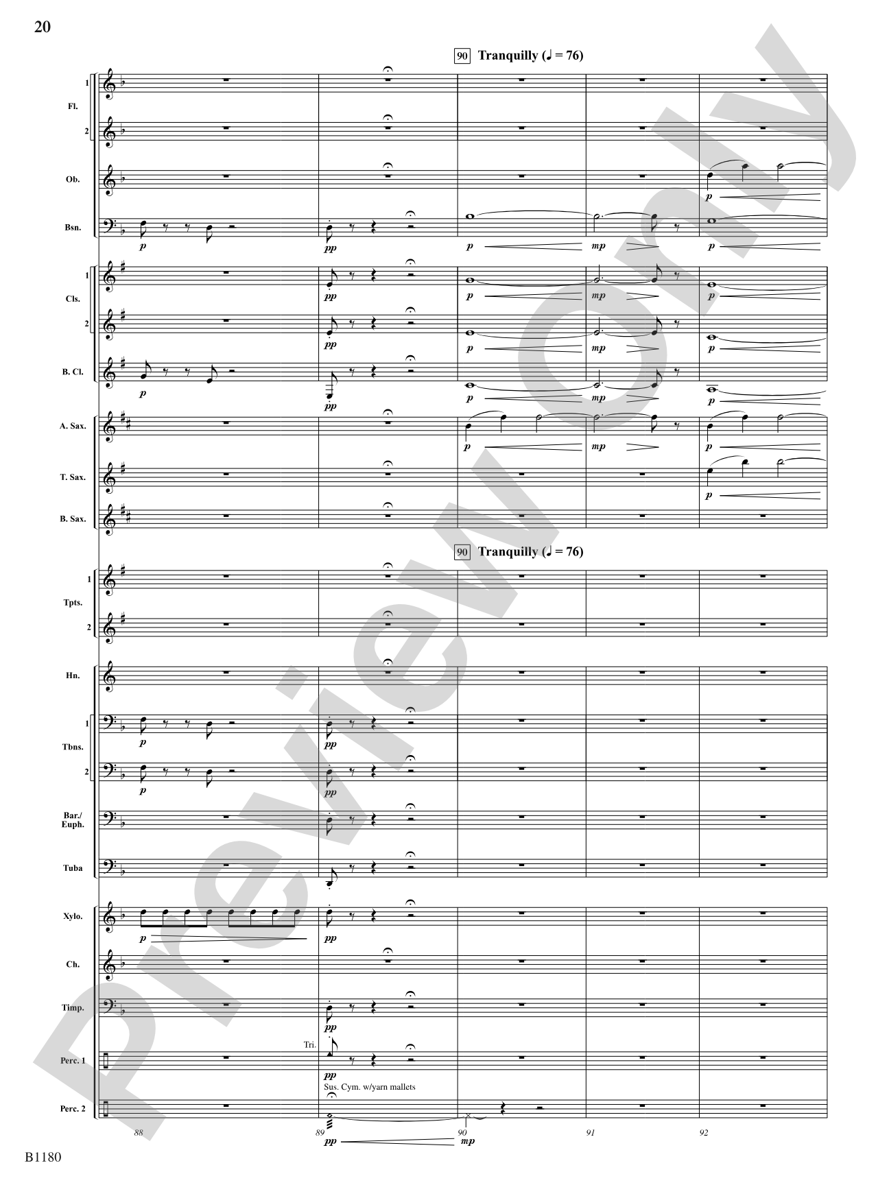 Ancient Visions: Concert Band Conductor Score & Parts