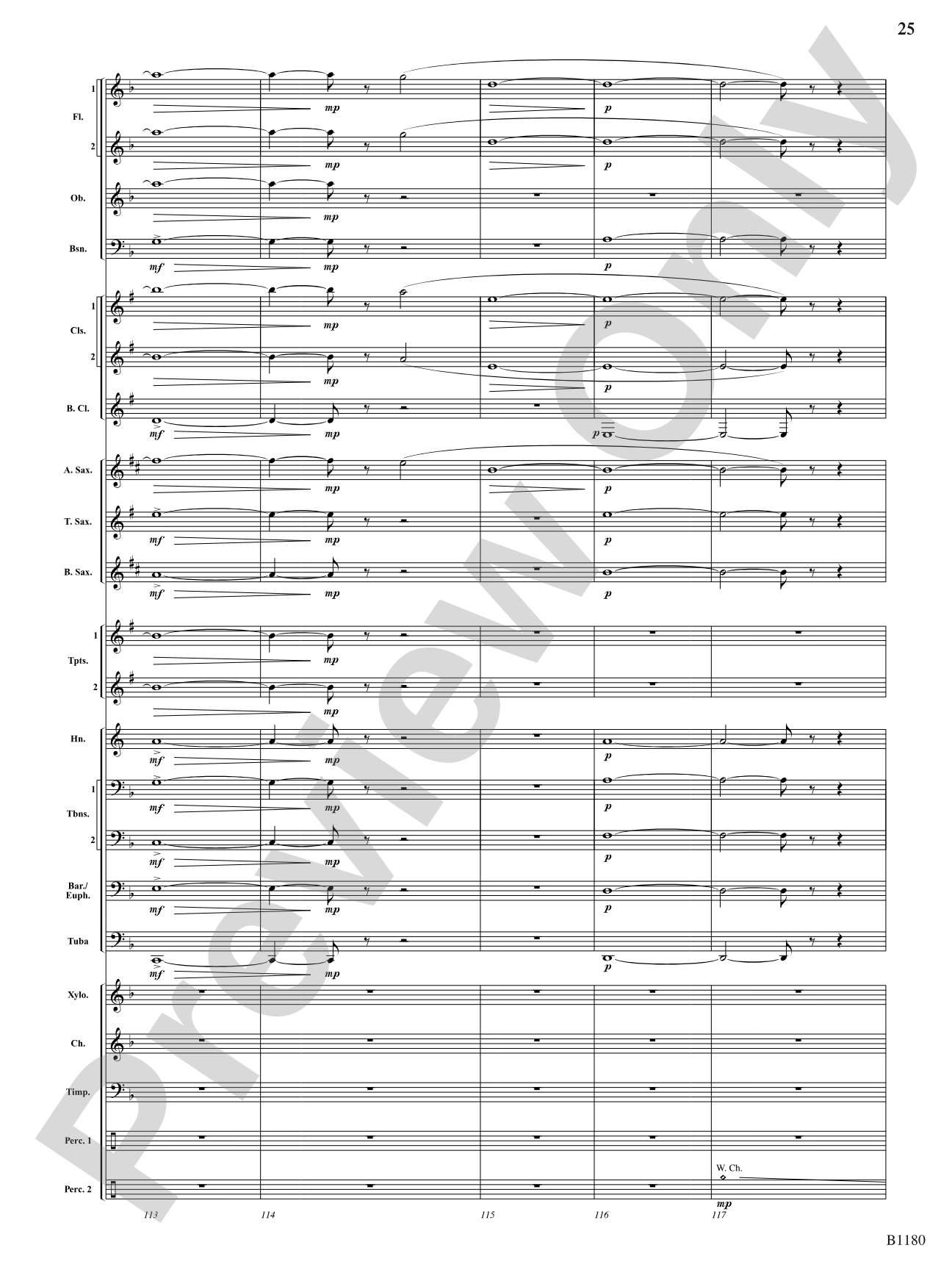 Ancient Visions: Concert Band Conductor Score & Parts