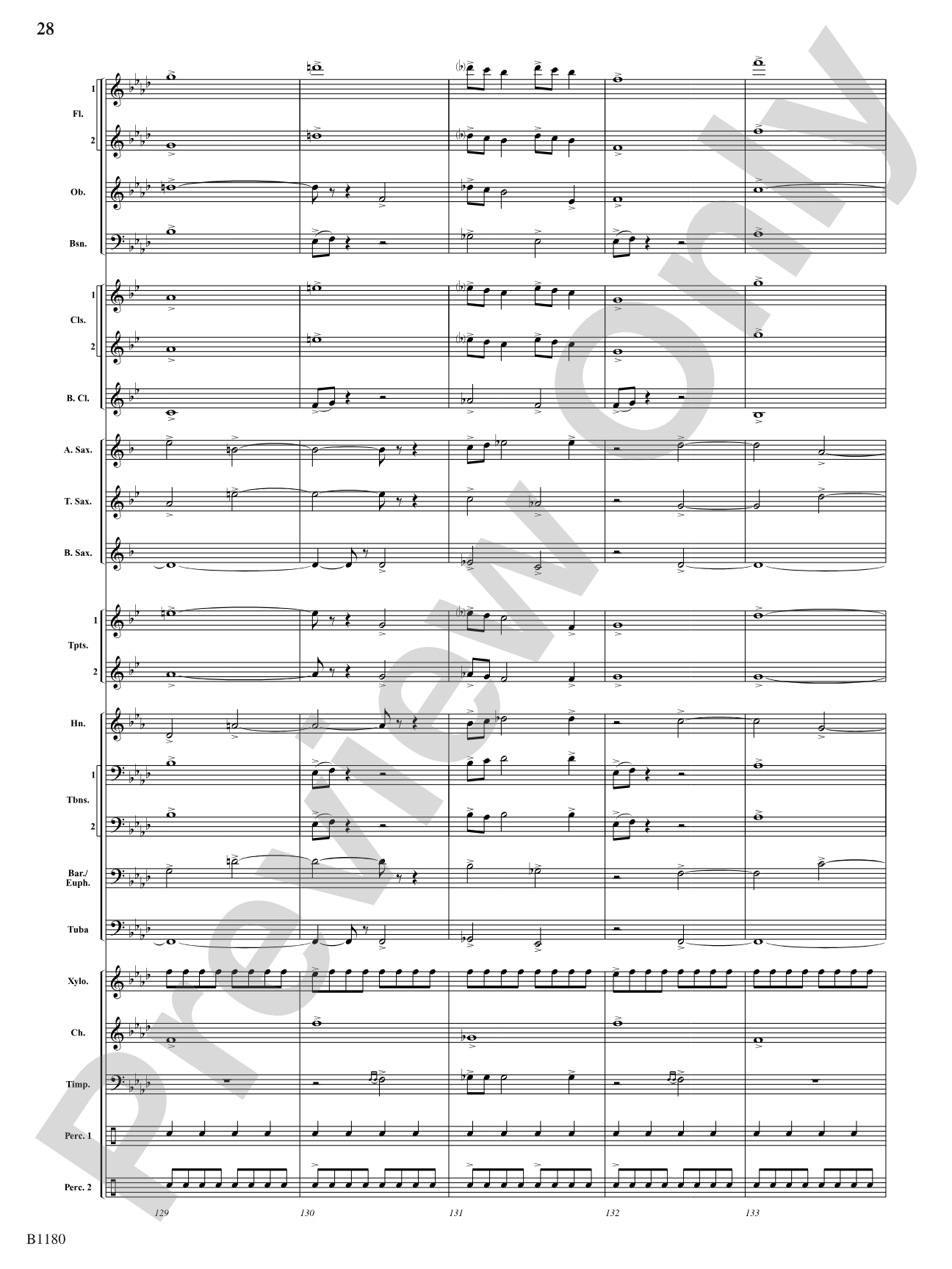 Ancient Visions: Concert Band Conductor Score & Parts
