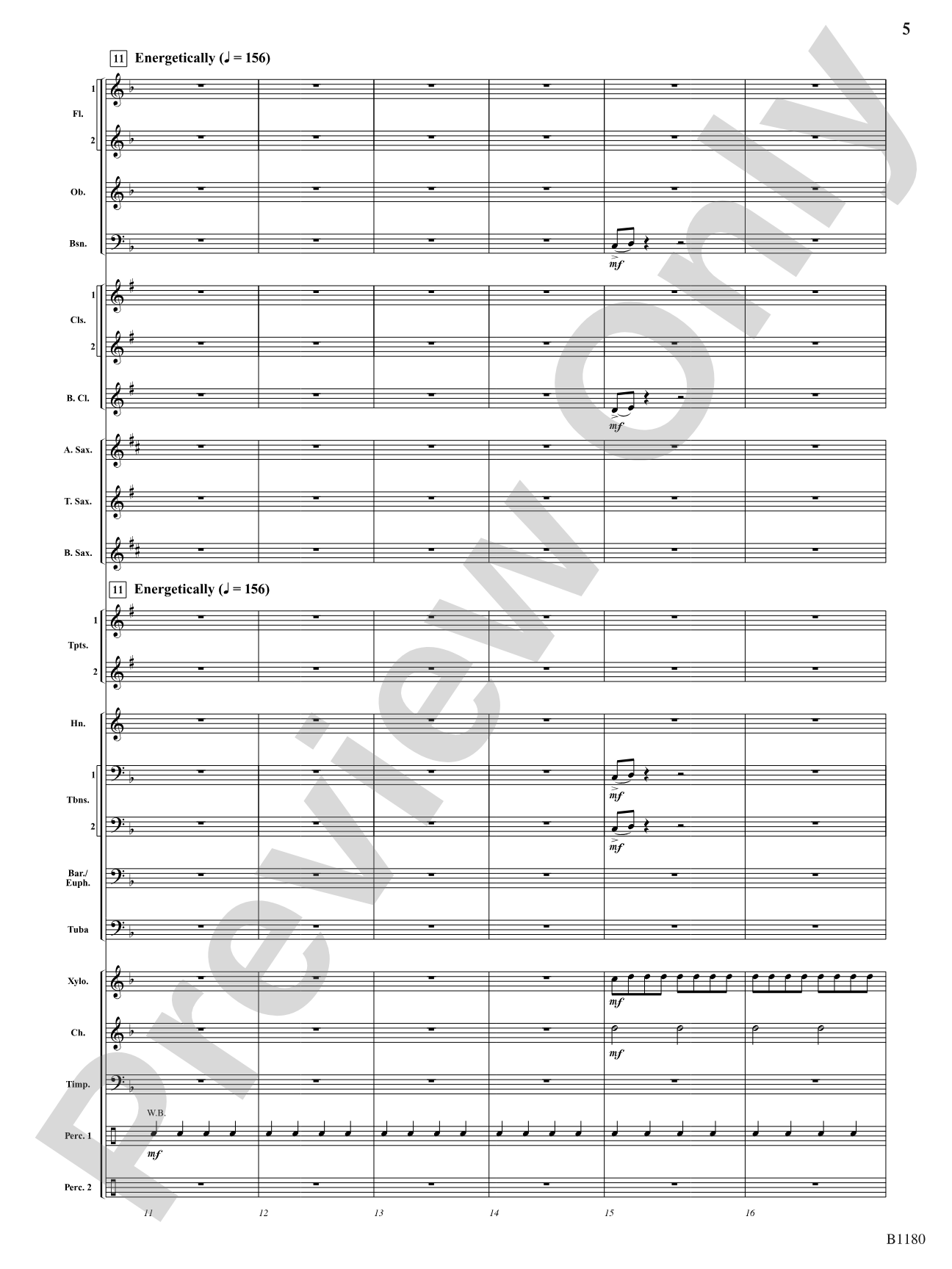 Ancient Visions: Concert Band Conductor Score & Parts